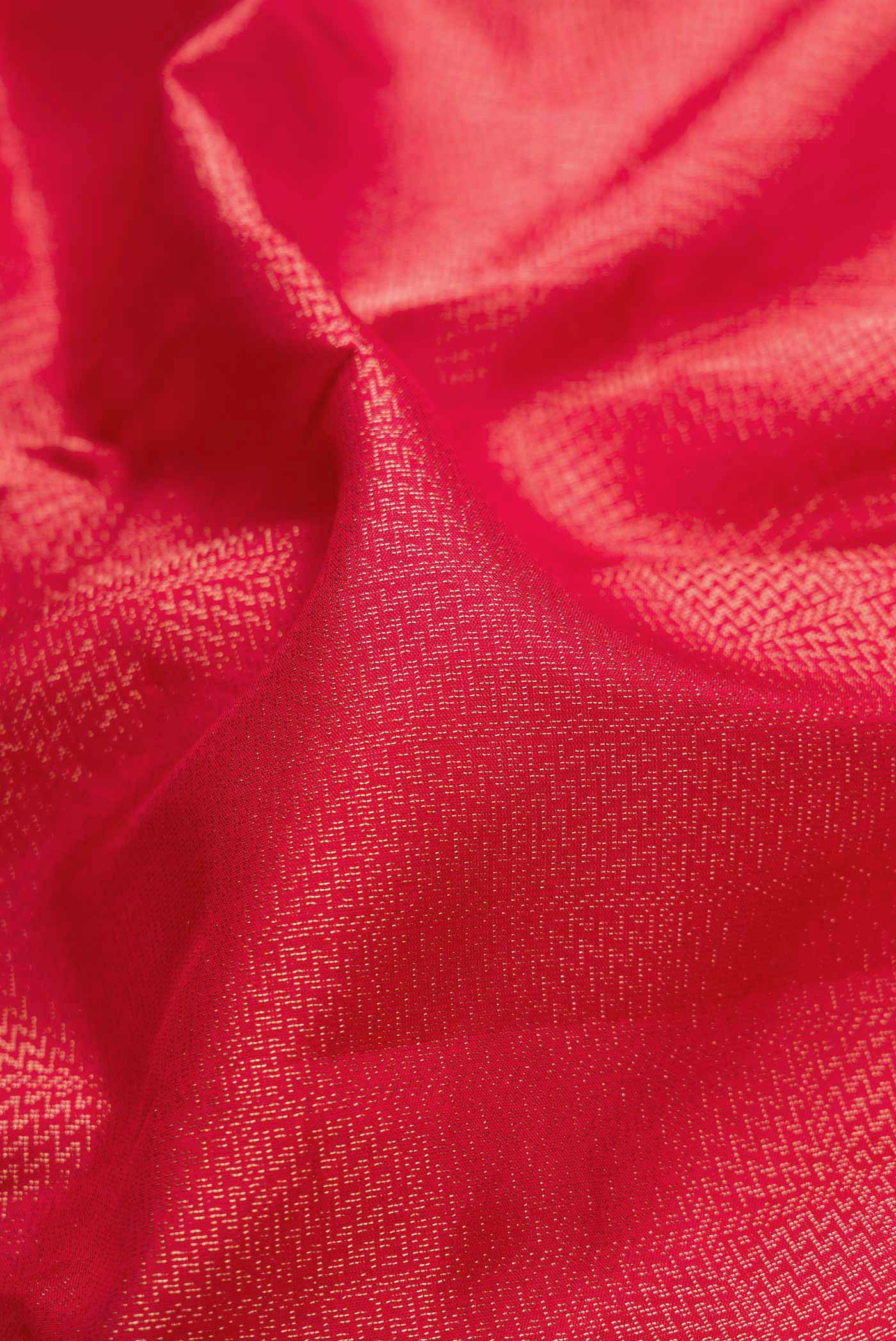 Imperial Red Soft Silk Saree - Image 2