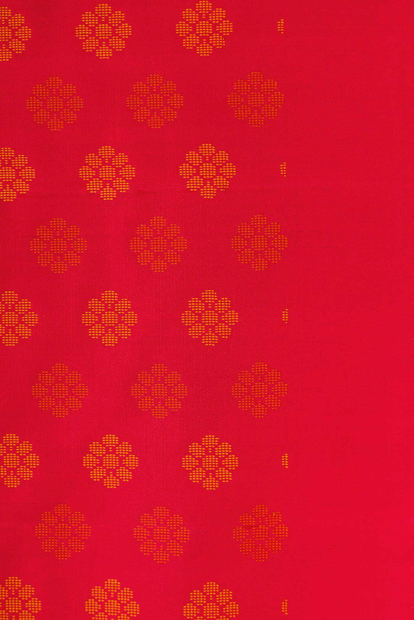 Red Soft Silk Saree - Image 3