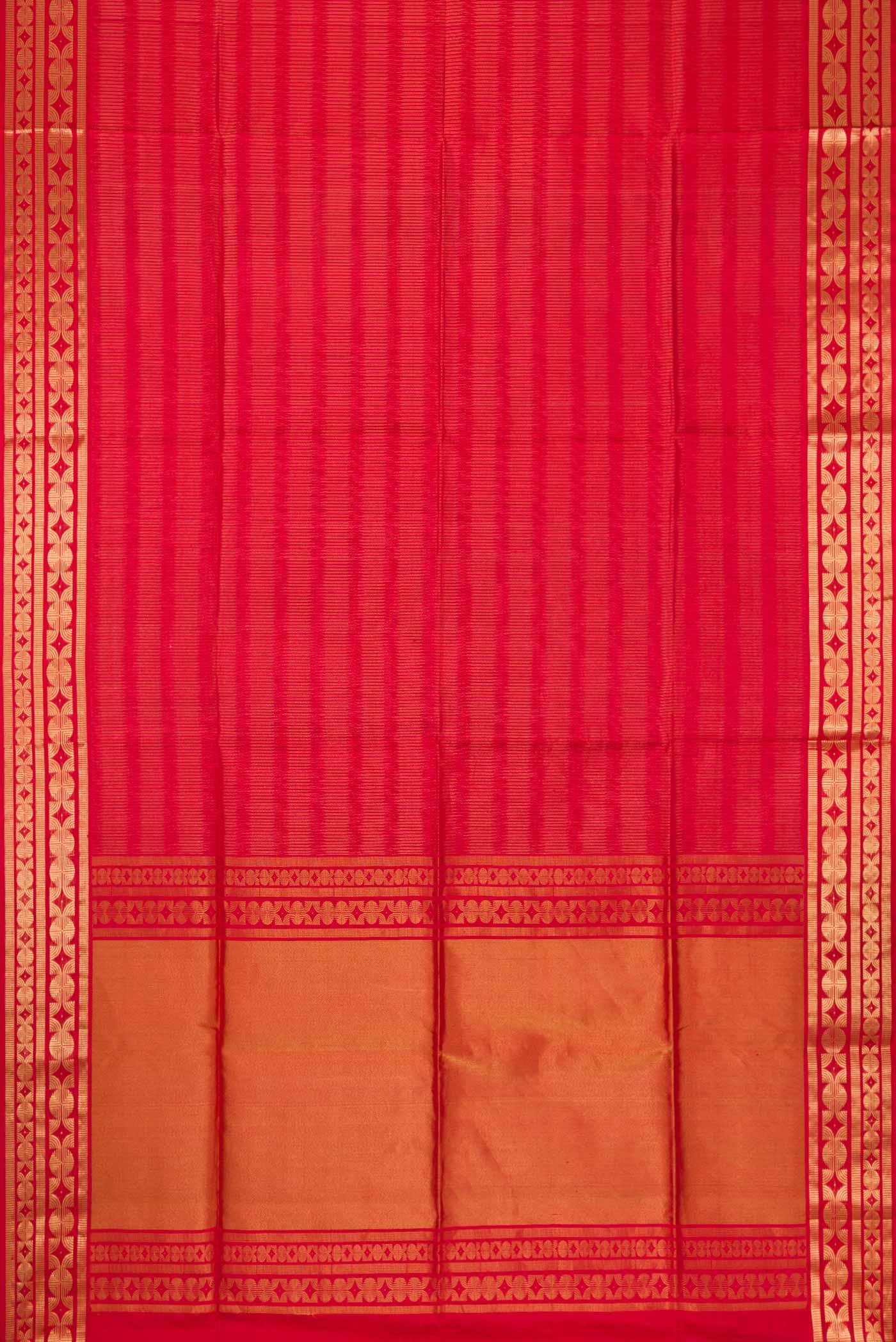 Red Soft Silk Saree - Image 6