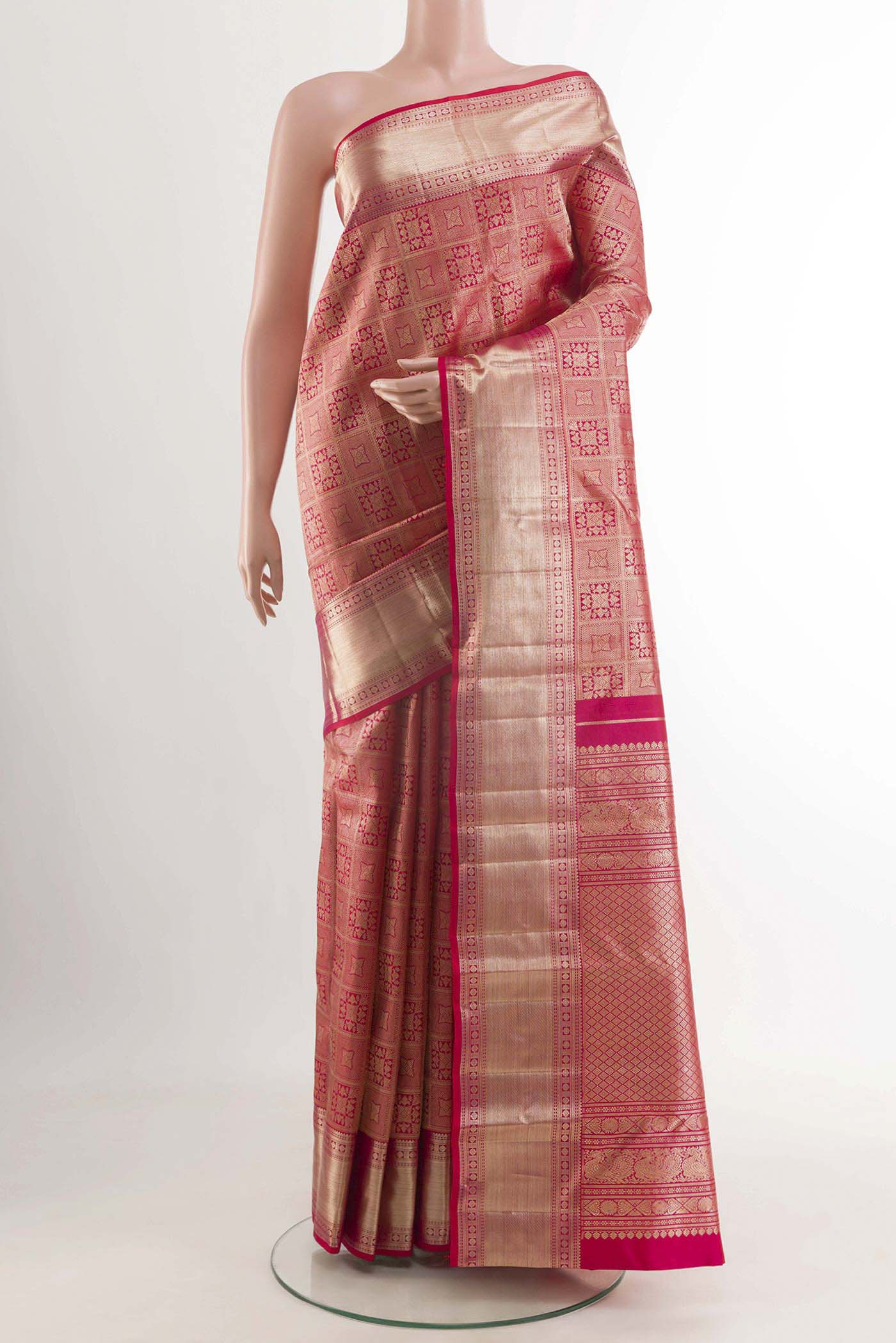 Red Kanchipuram Silk Saree