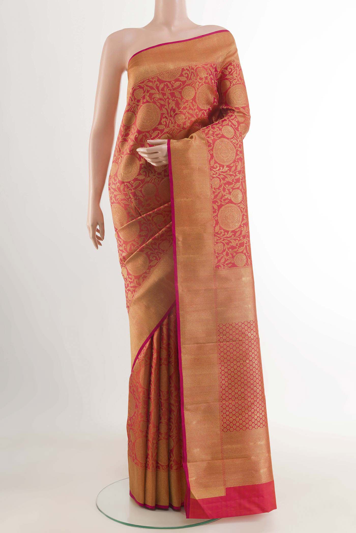 Red Kanjivaram Silk Saree