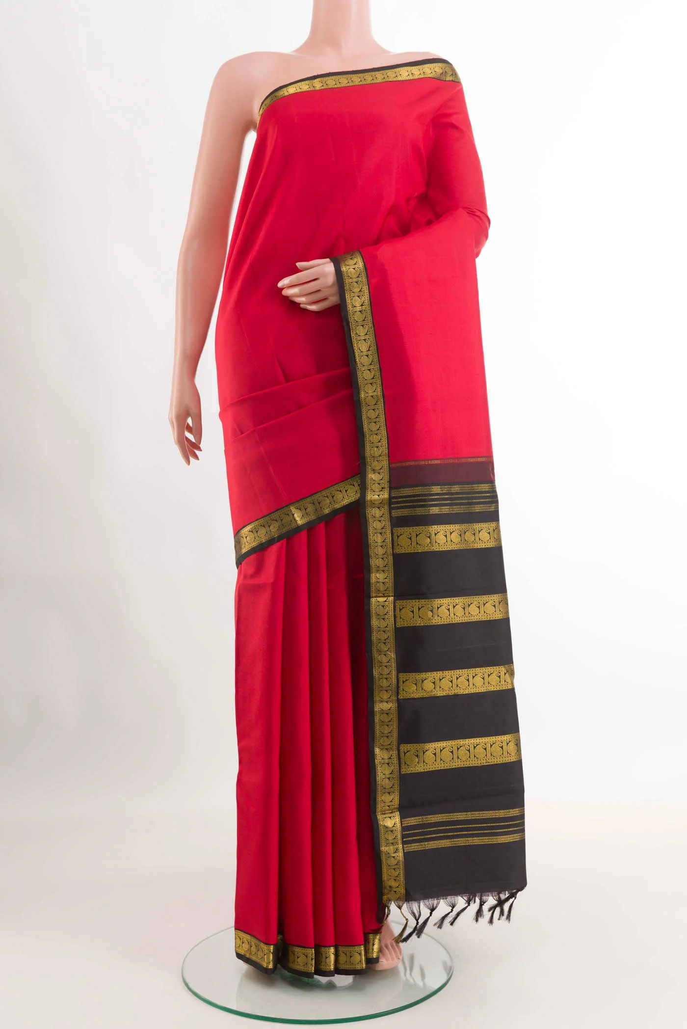 Red Kanjivaram Silk Saree