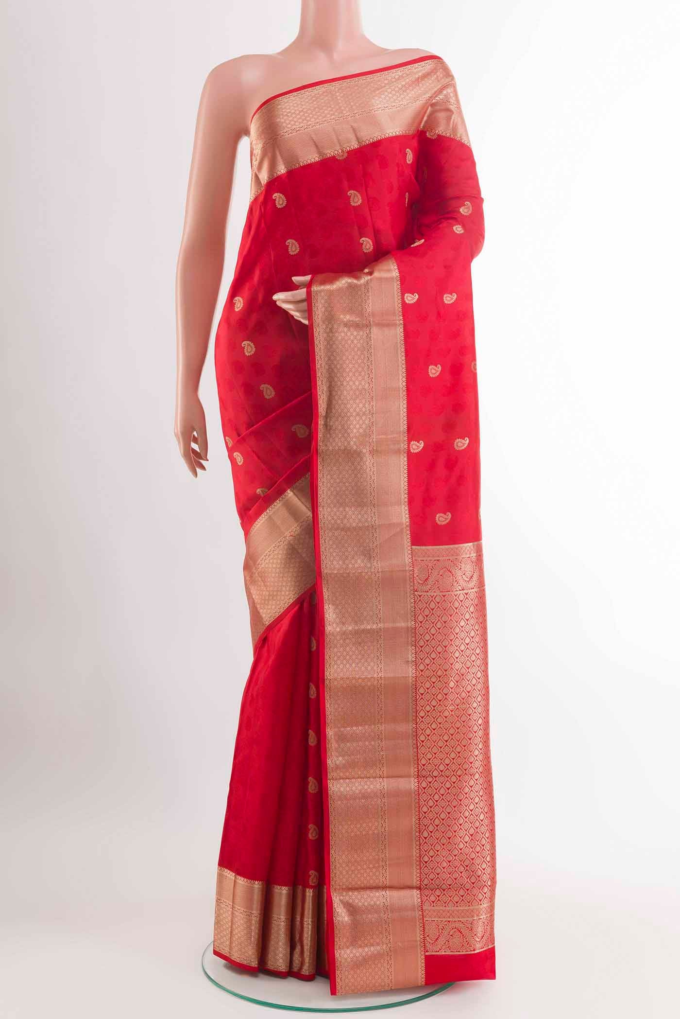 Red Kanchipuram Silk Saree