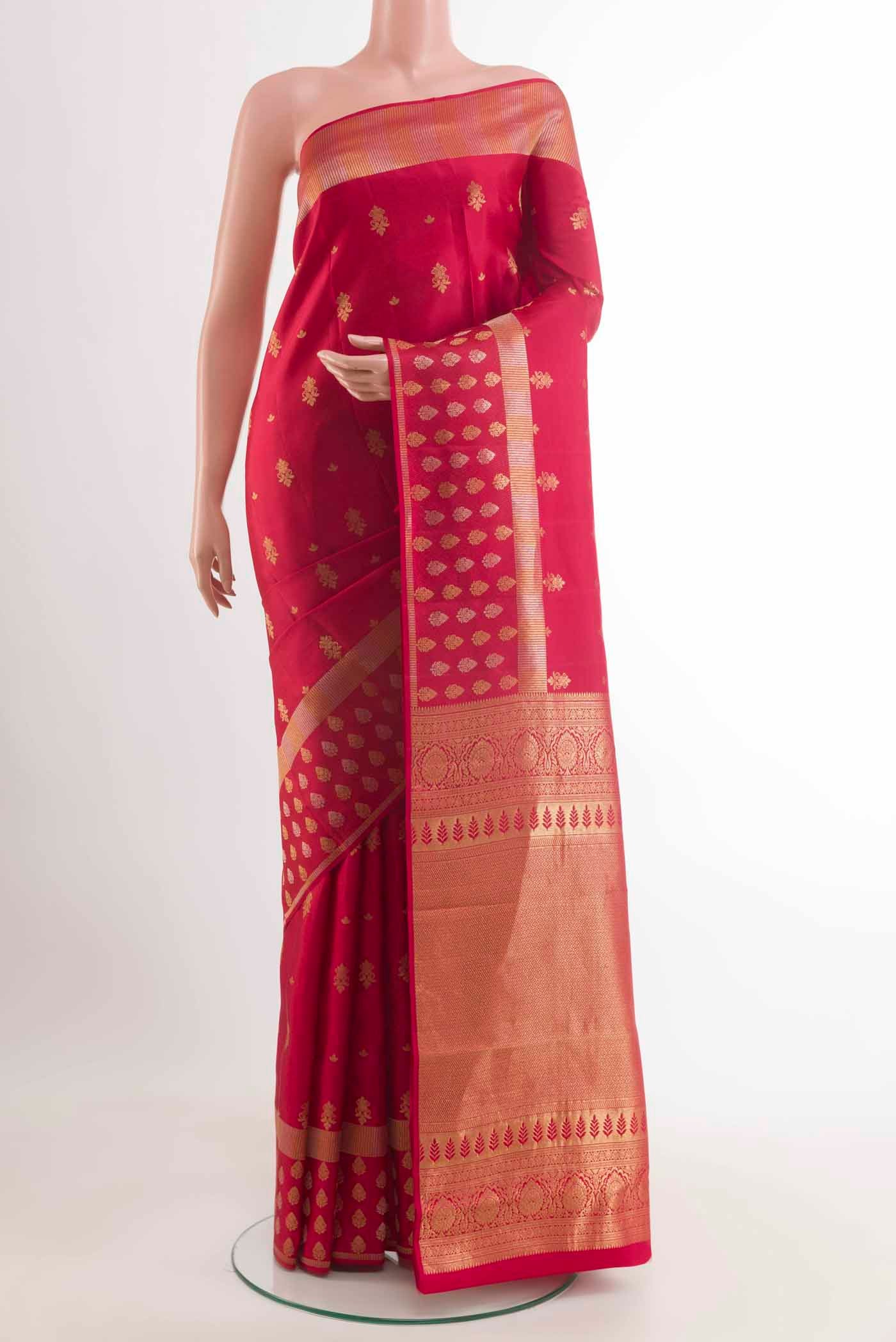 Red Kanchipuram Silk Saree
