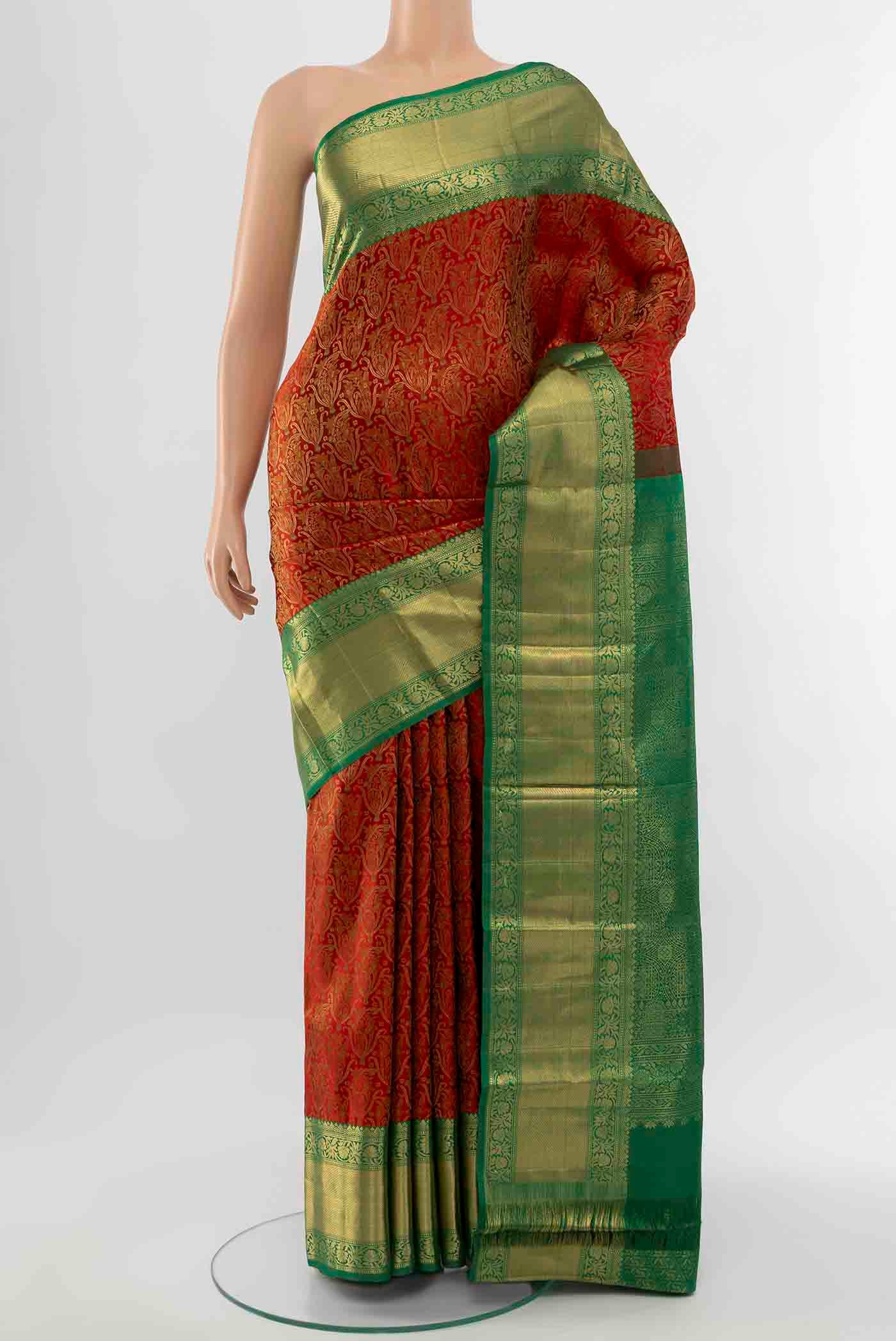 Red Kanchipuram Silk Saree