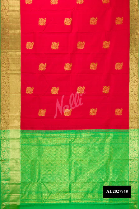 Red Kanchipuram Silk Saree