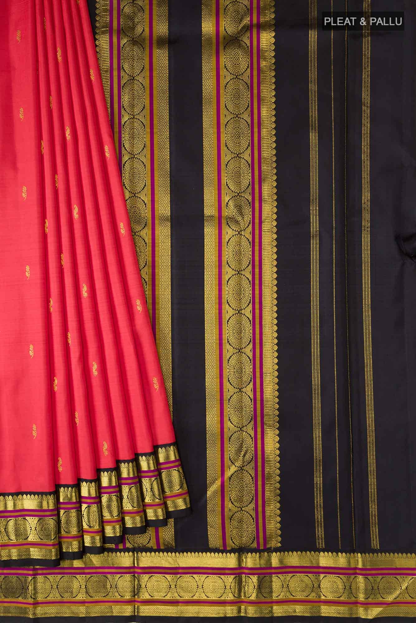 Red Kanjivaram Silk Saree - Image 2