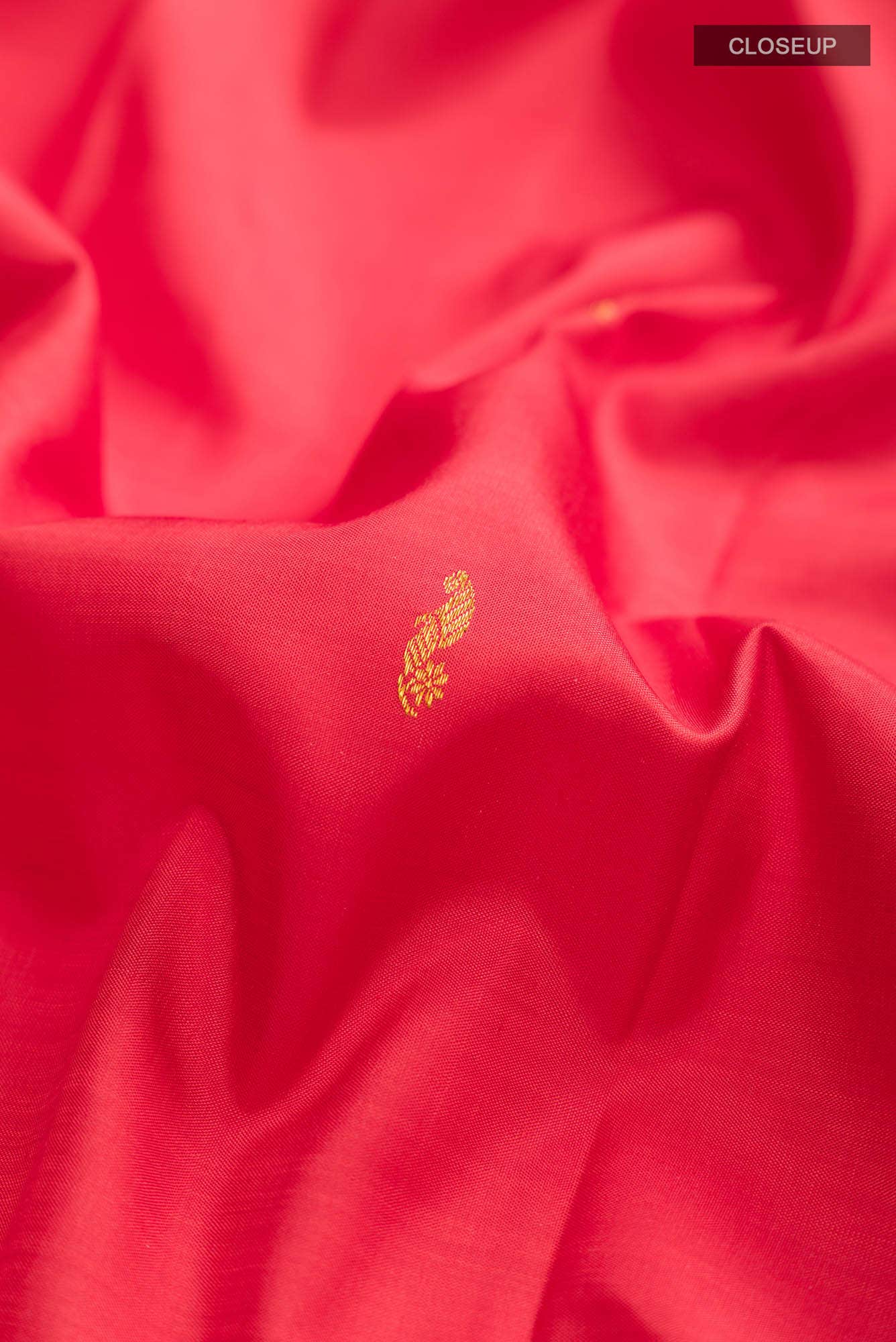 Red Kanjivaram Silk Saree - Image 3