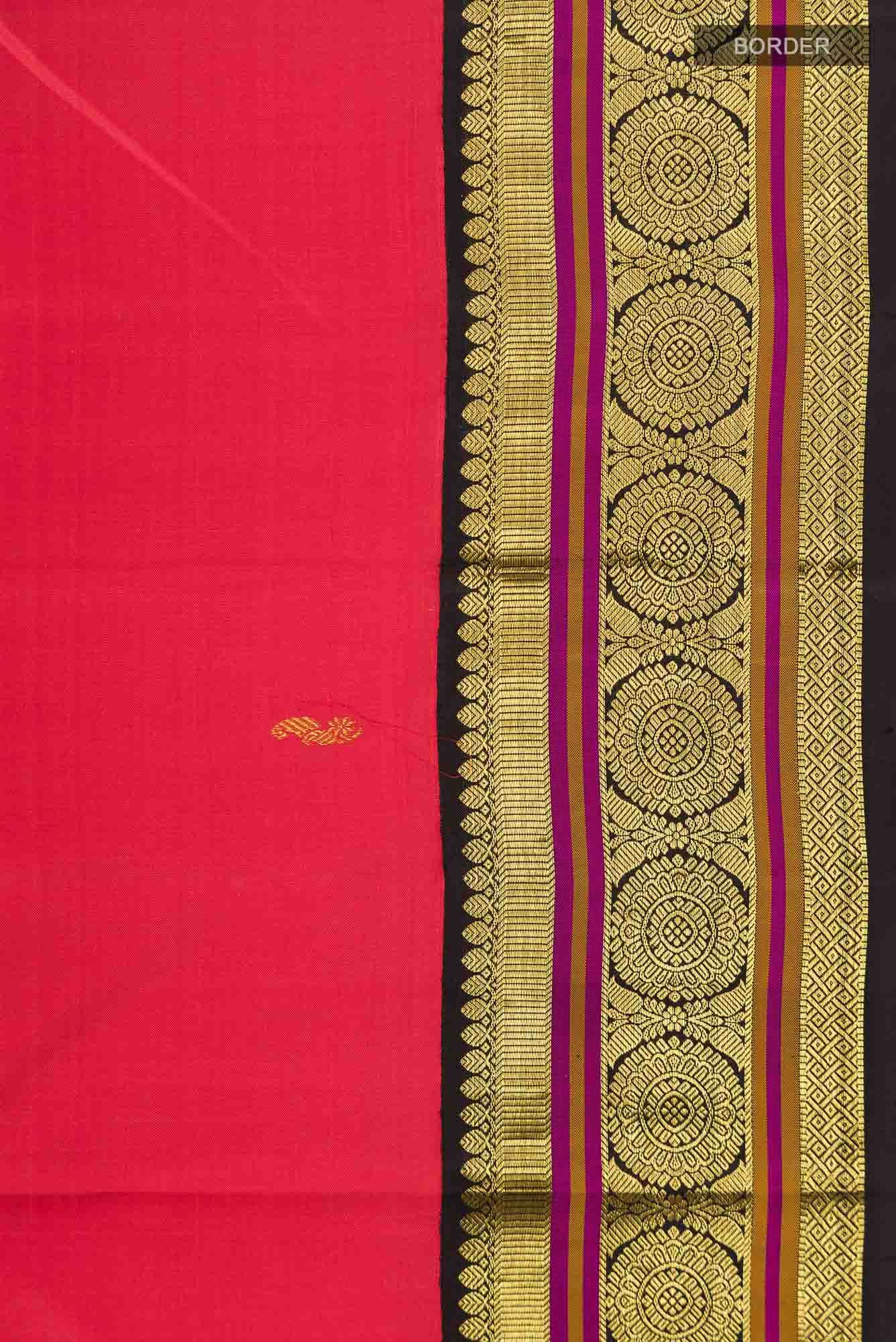 Red Kanjivaram Silk Saree - Image 5