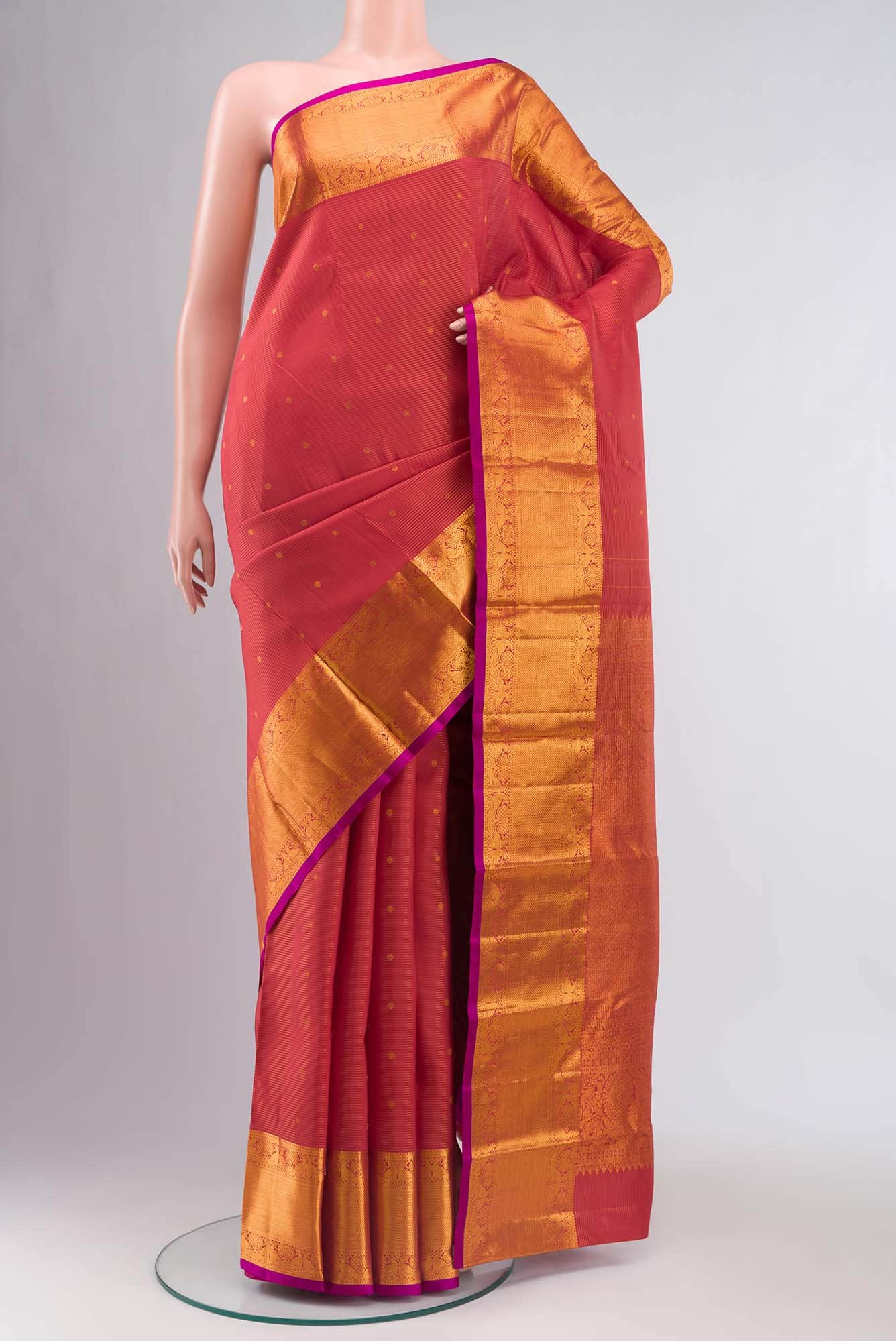 Red Kanjivaram Silk Saree