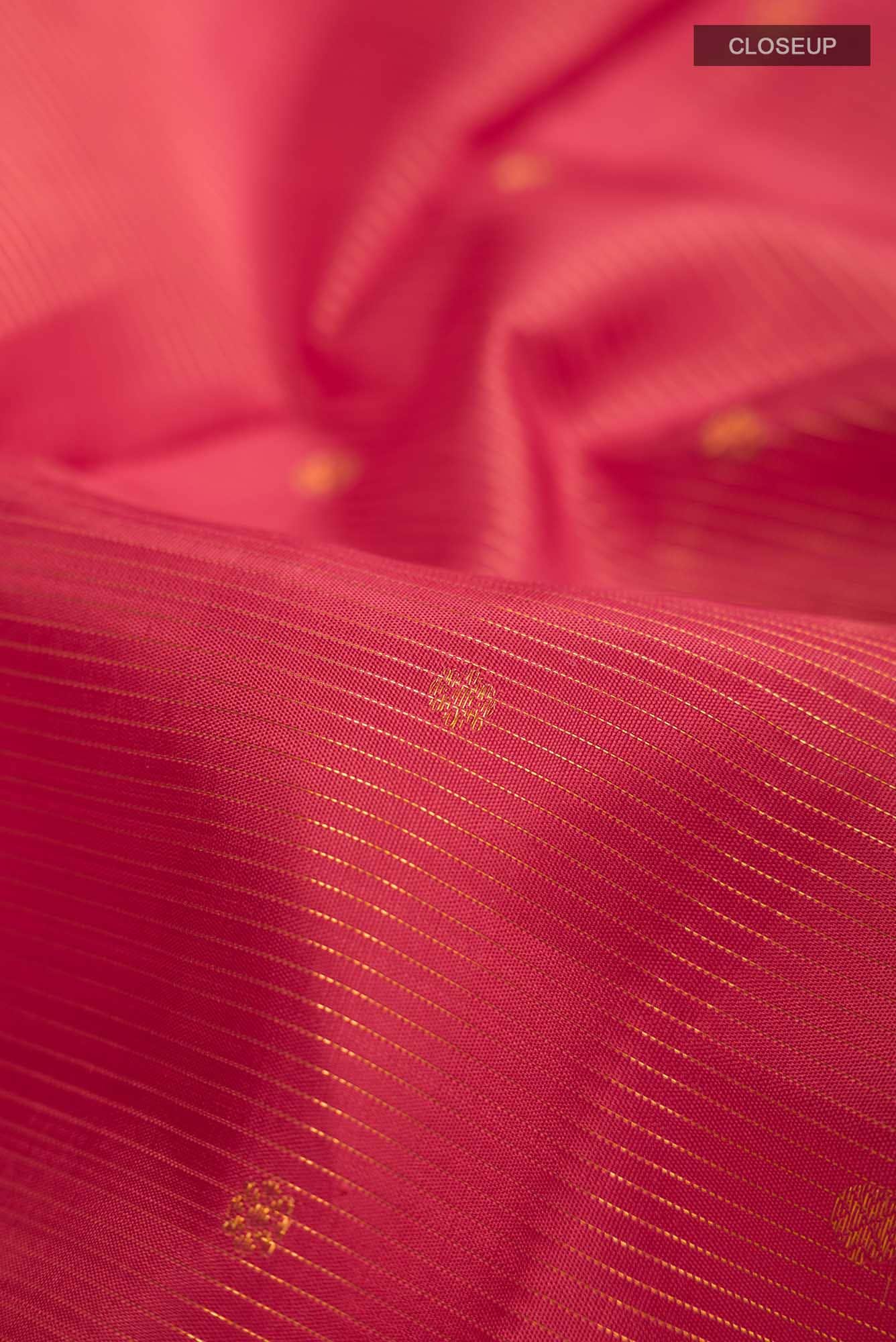 Red Kanjivaram Silk Saree - Image 3