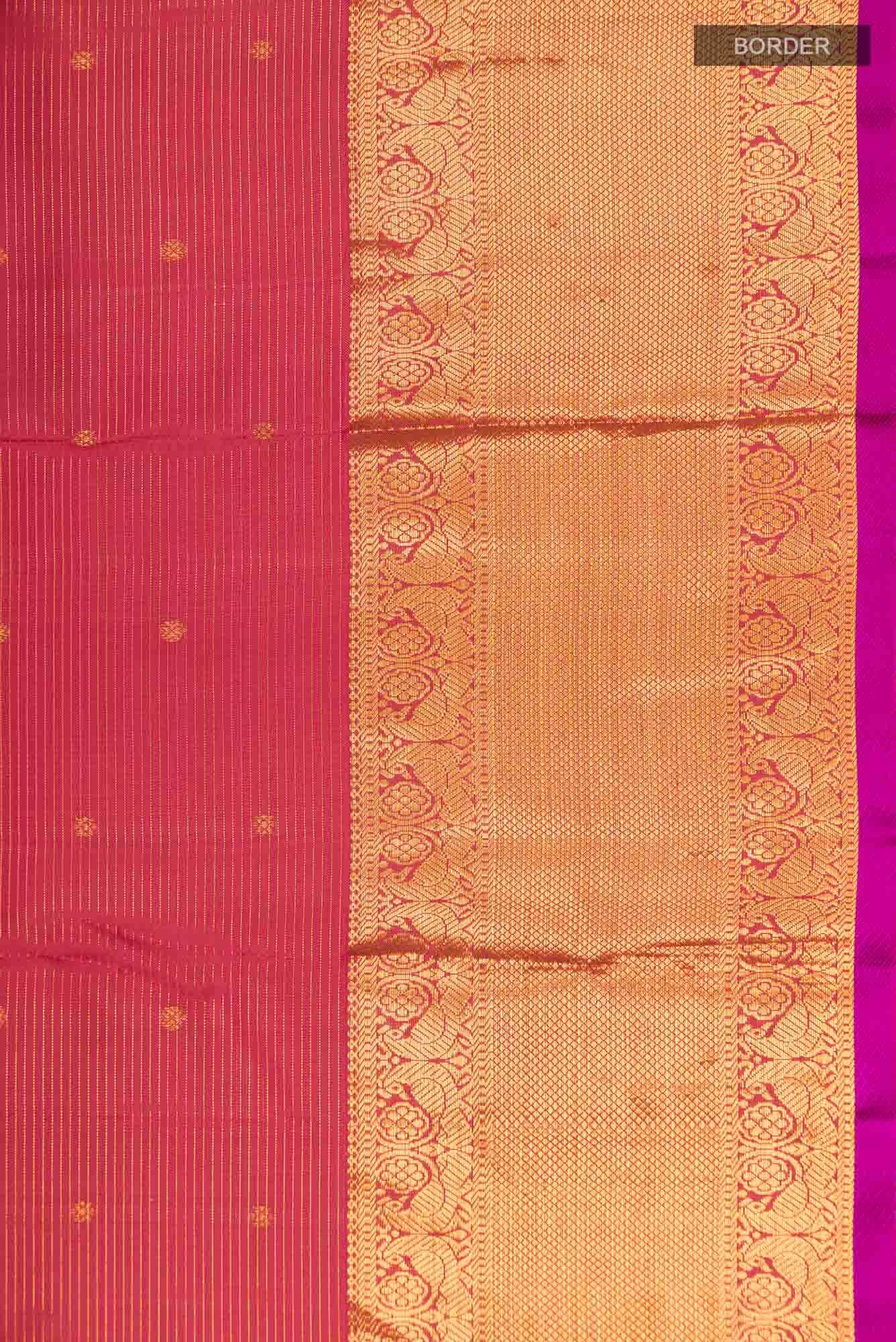 Red Kanjivaram Silk Saree - Image 5