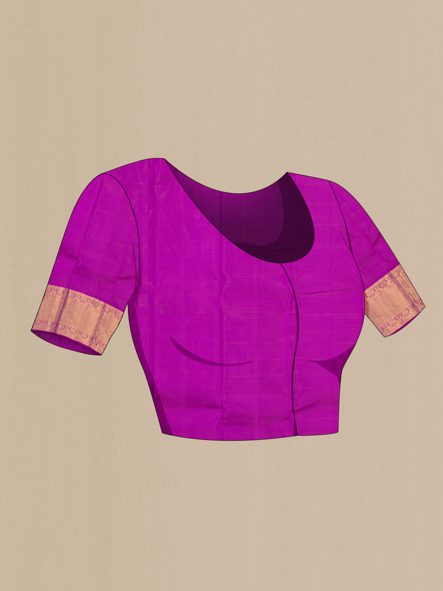 Red Kanjivaram Silk Saree - Image 6