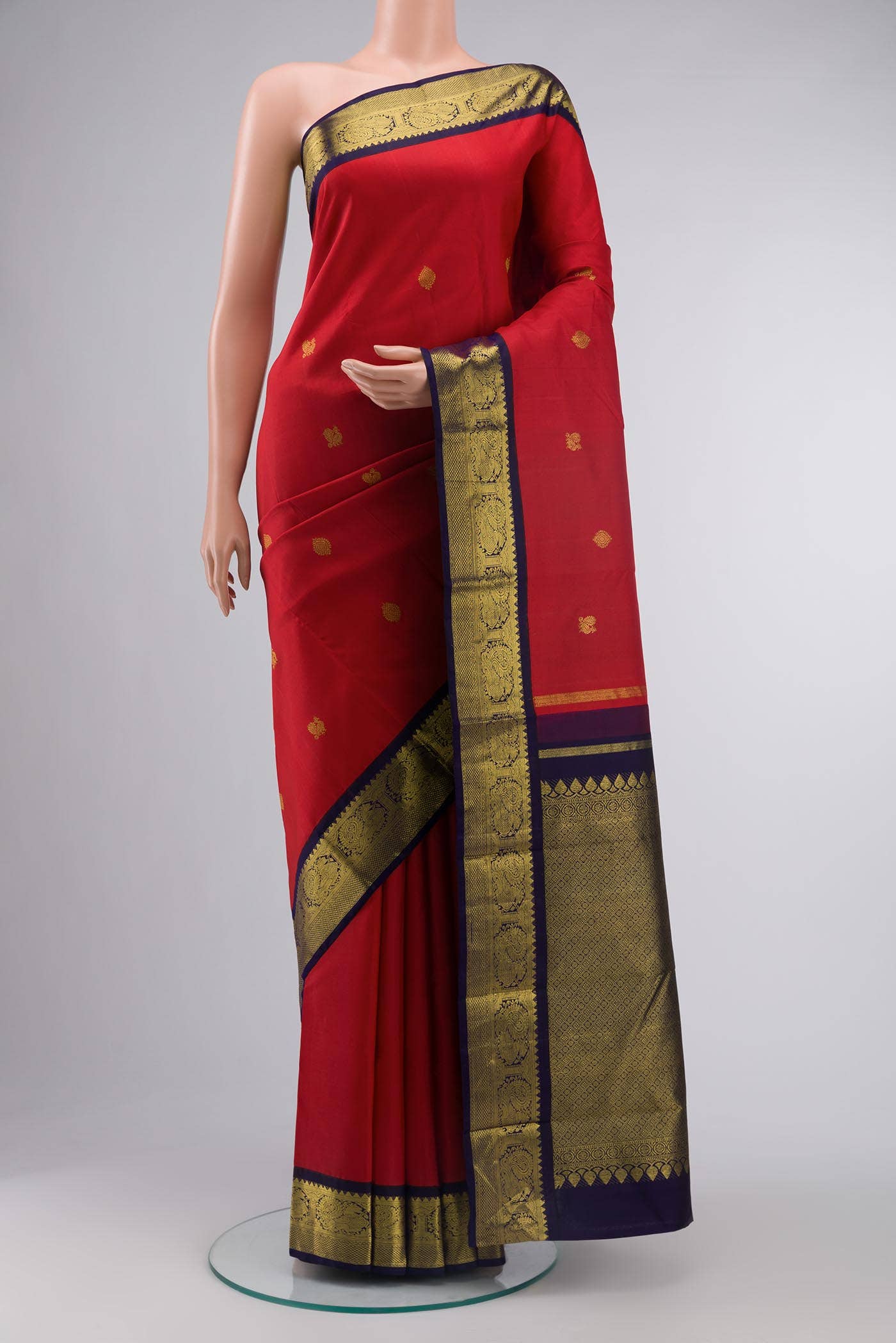 Red Kanjivaram Silk Saree