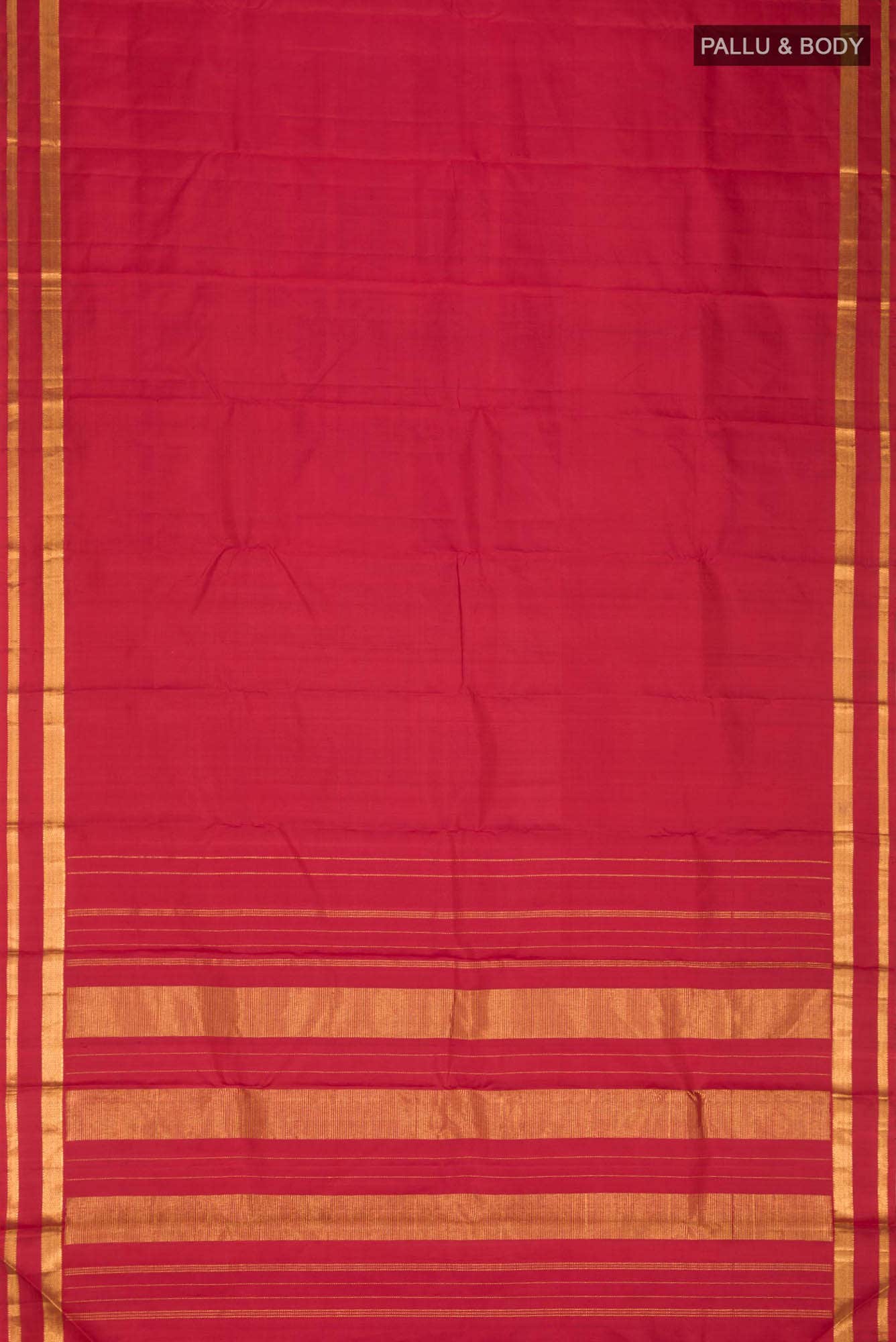 Red Kanjivaram Silk Saree - Image 4