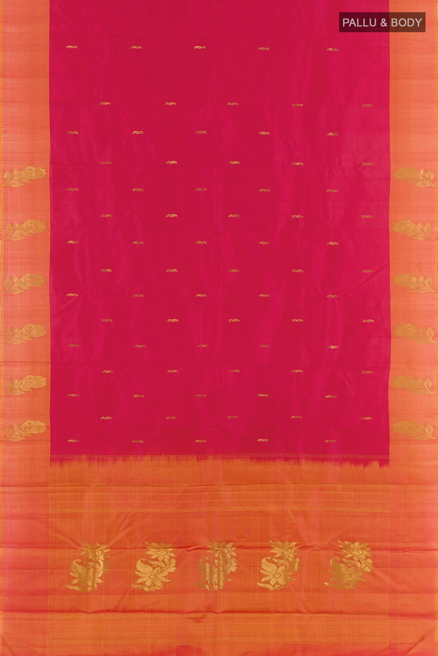 Pink Kanjivaram Silk Saree - Image 3