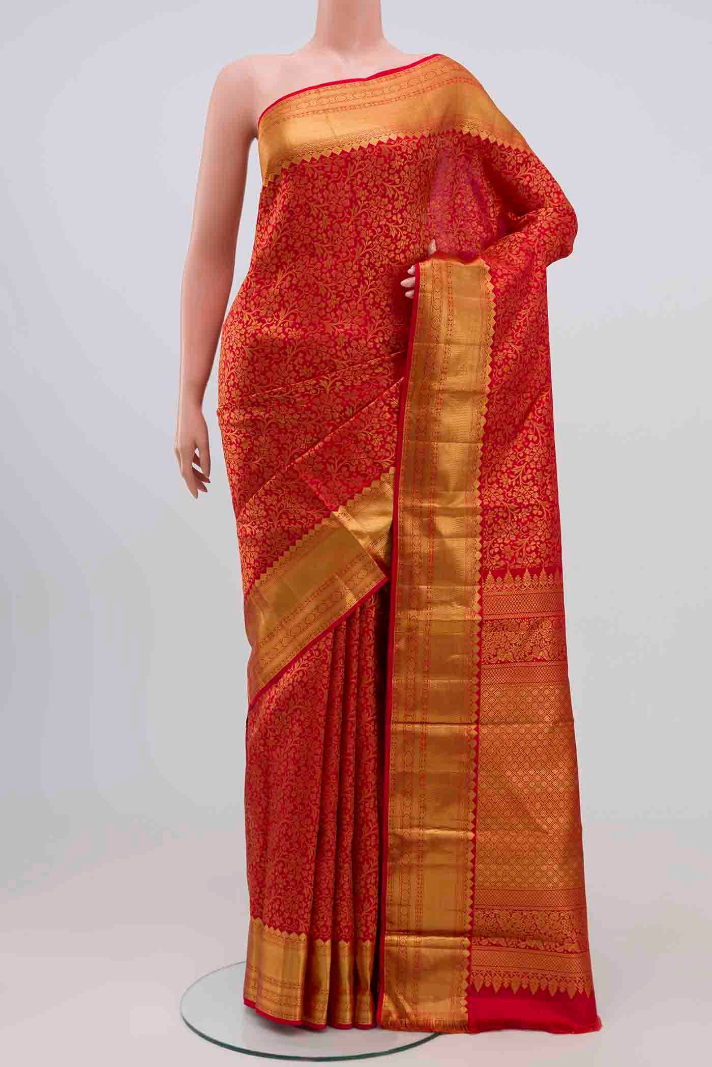 Red Kanjivaram Silk Saree