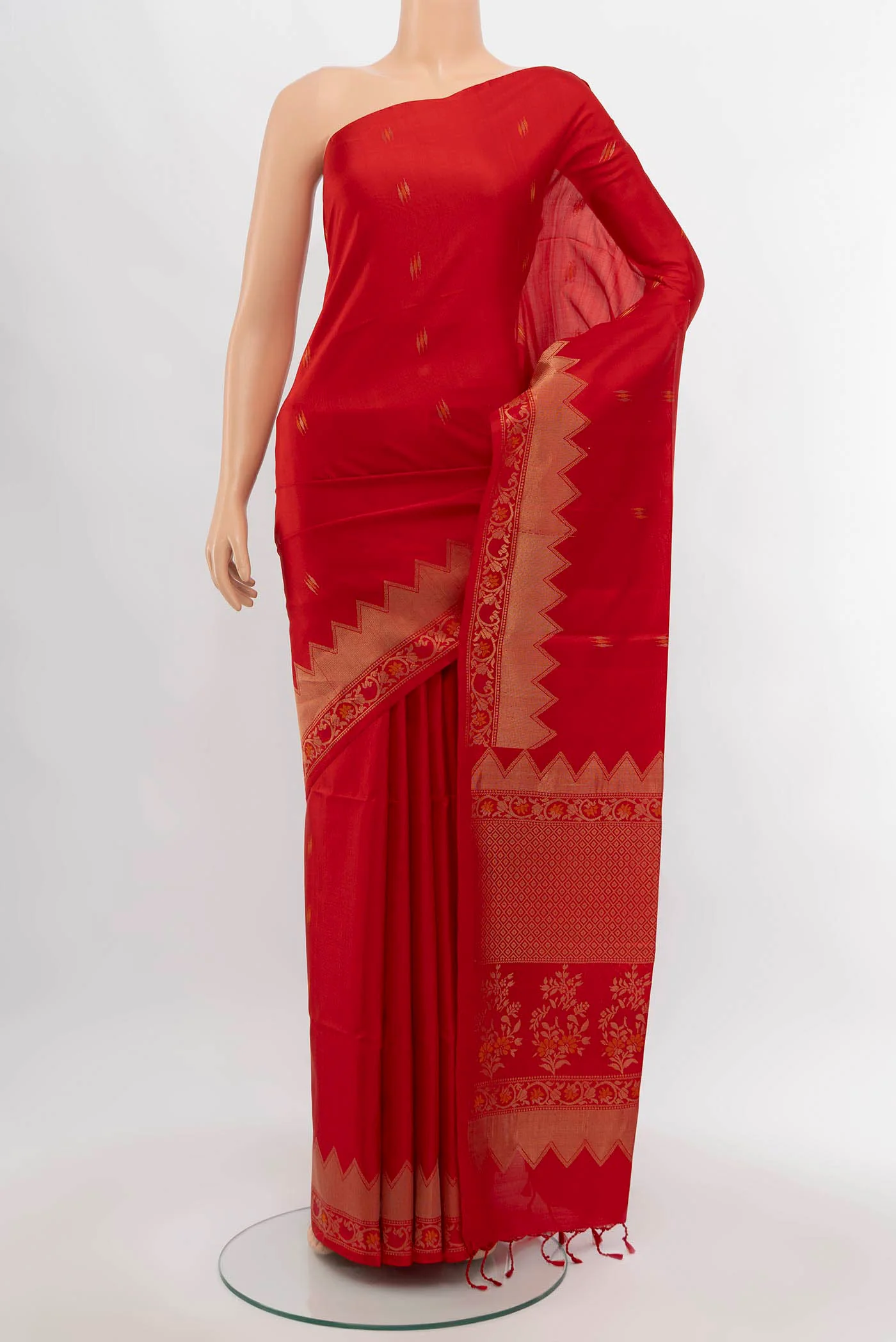 Red Soft Silk Saree