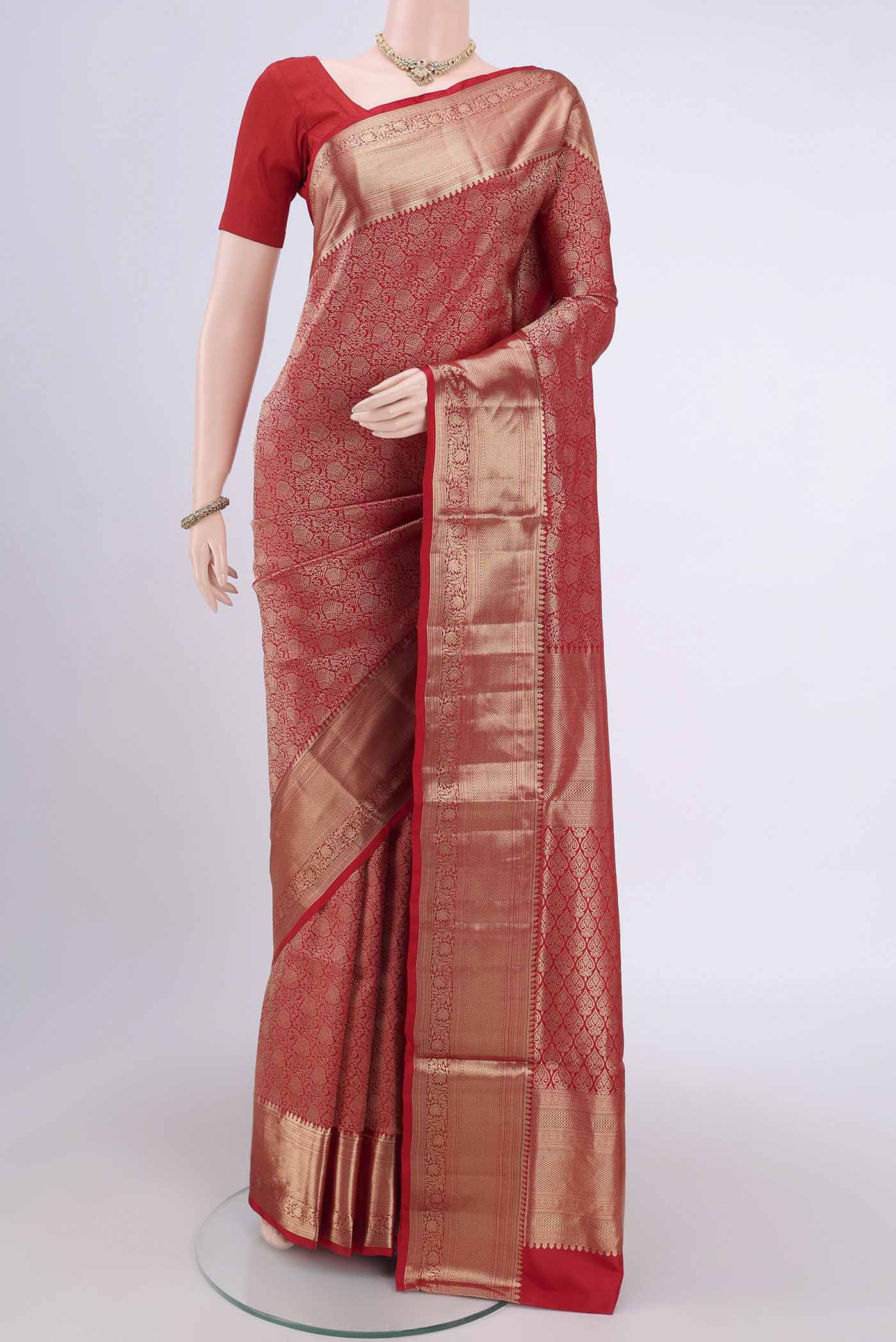 Red Soft Silk Saree