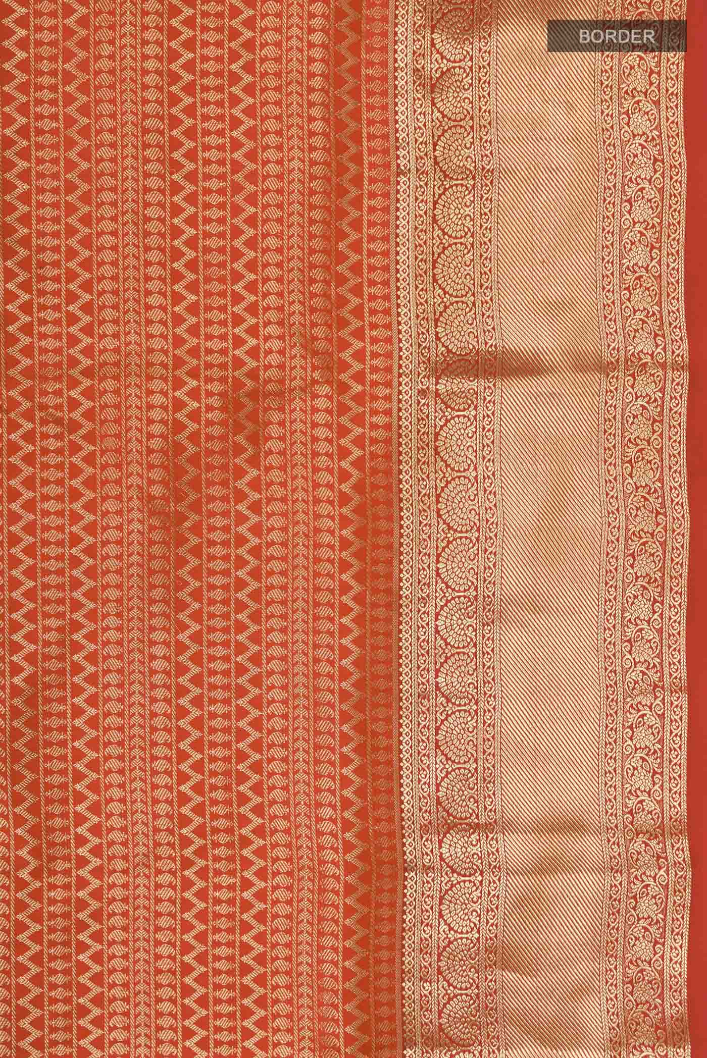 Red Soft Silk Saree - Image 3