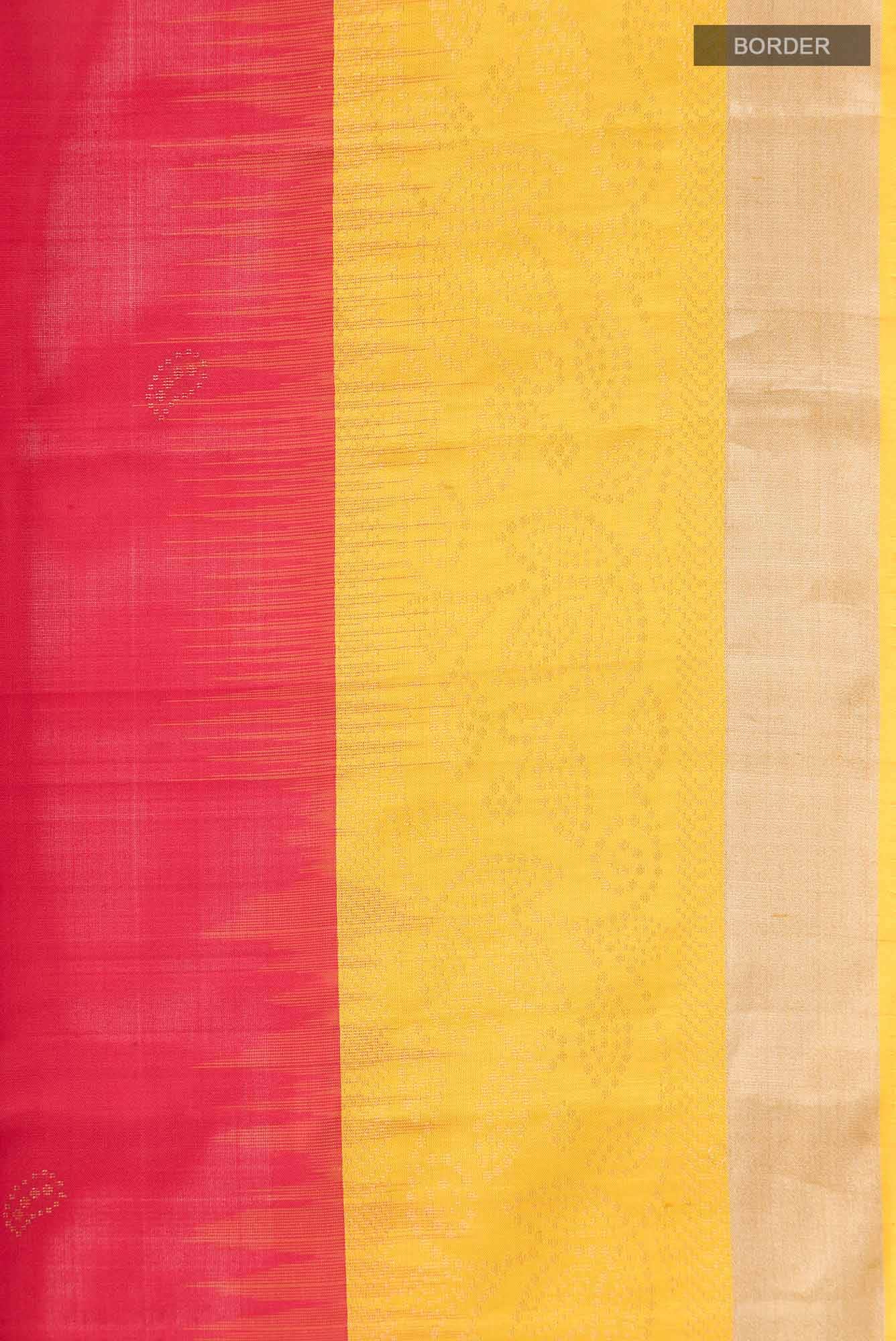 Red Soft Silk Saree - Image 4