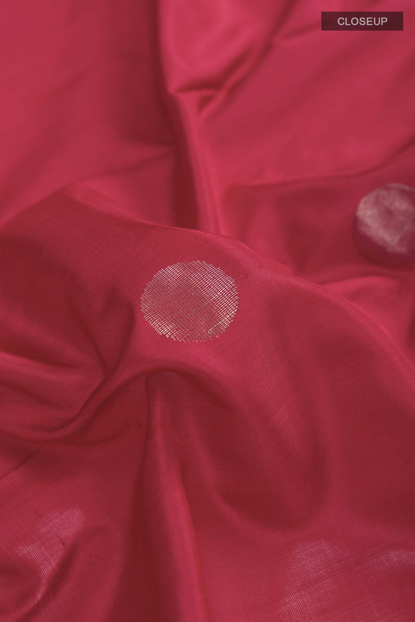 Red Uppada Silk Saree - Image 2