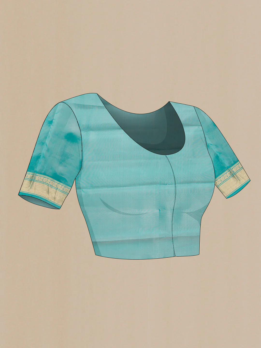 Lavender Kanchipuram Silk Saree - Image 5
