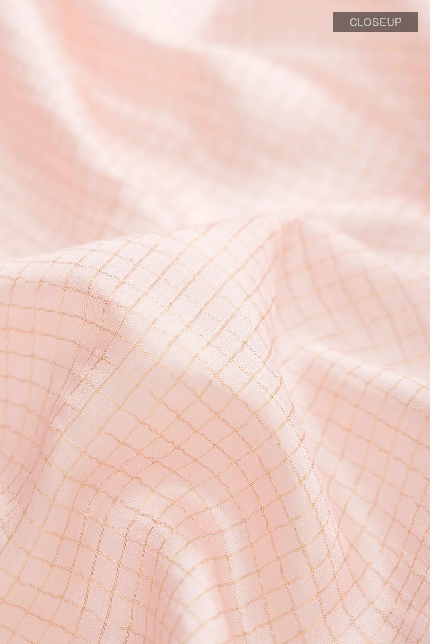 Rose pink Bhagalpuri Tussar Silk Saree - Image 2