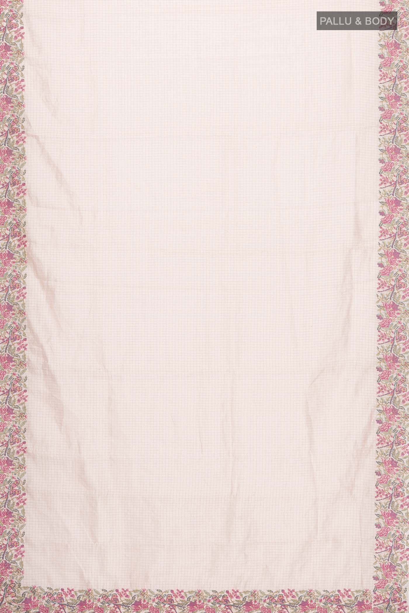 Rose pink Bhagalpuri Tussar Silk Saree - Image 5