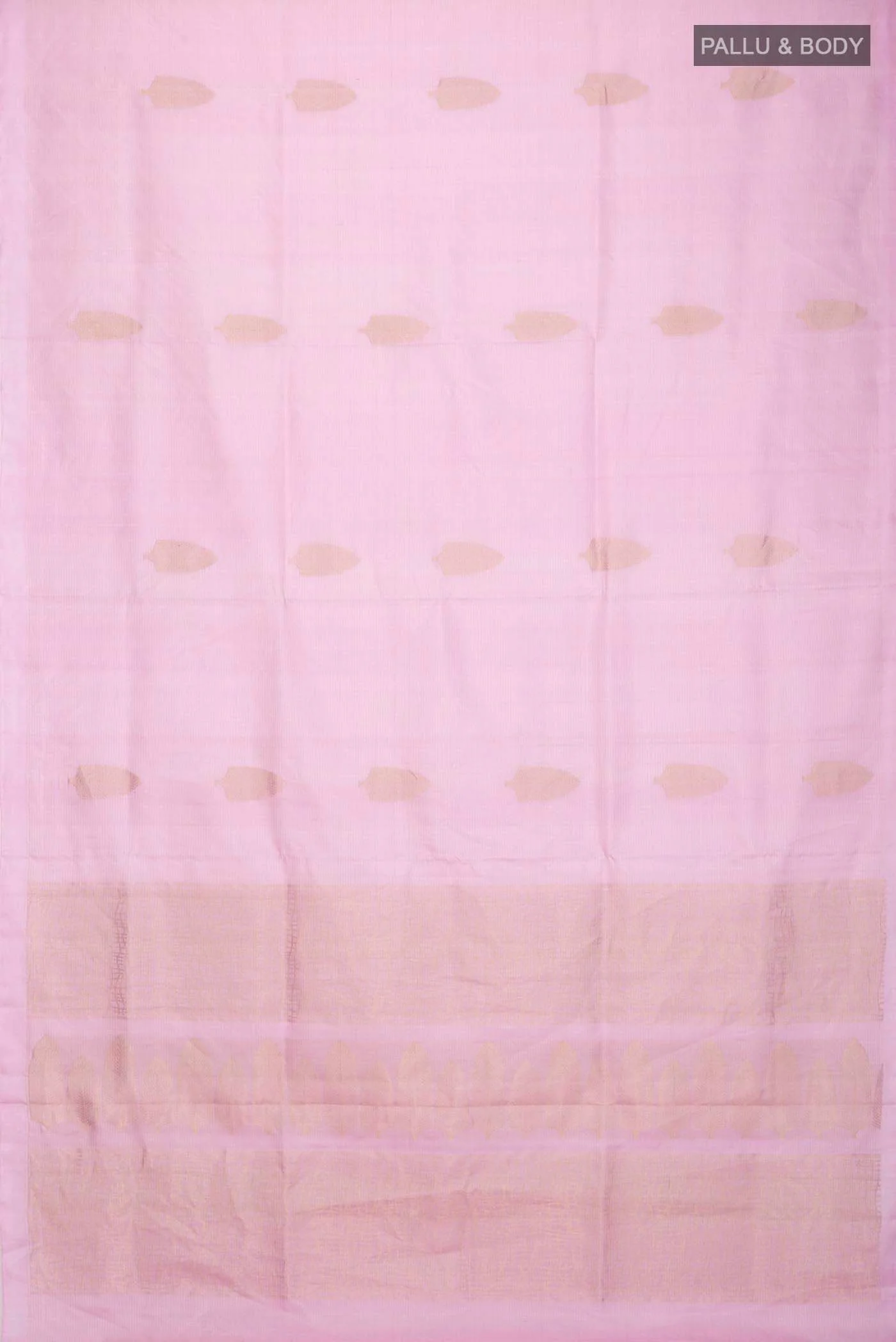 Rose pink Soft Silk Saree - Image 5