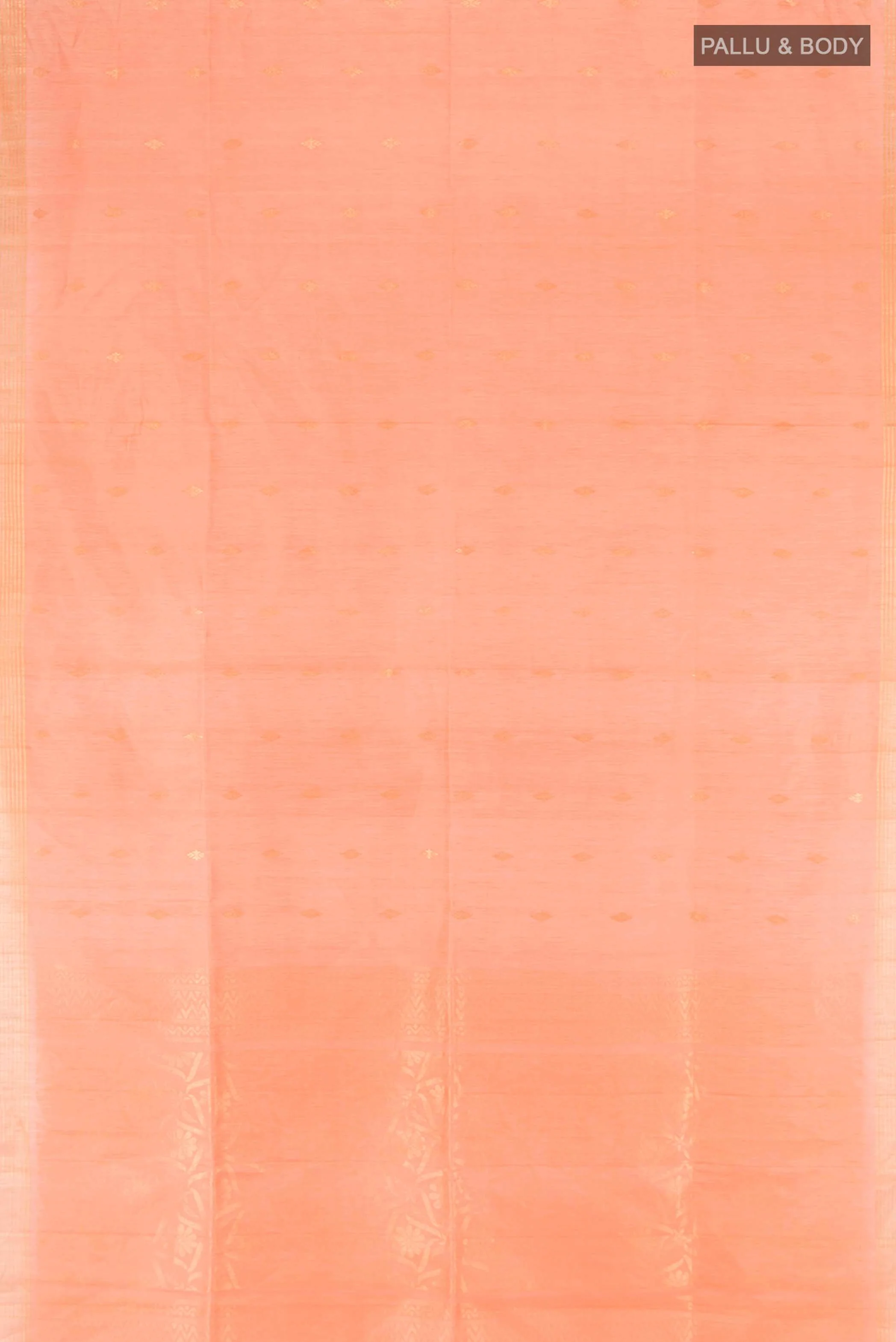 Peach Soft Silk Saree - Image 5