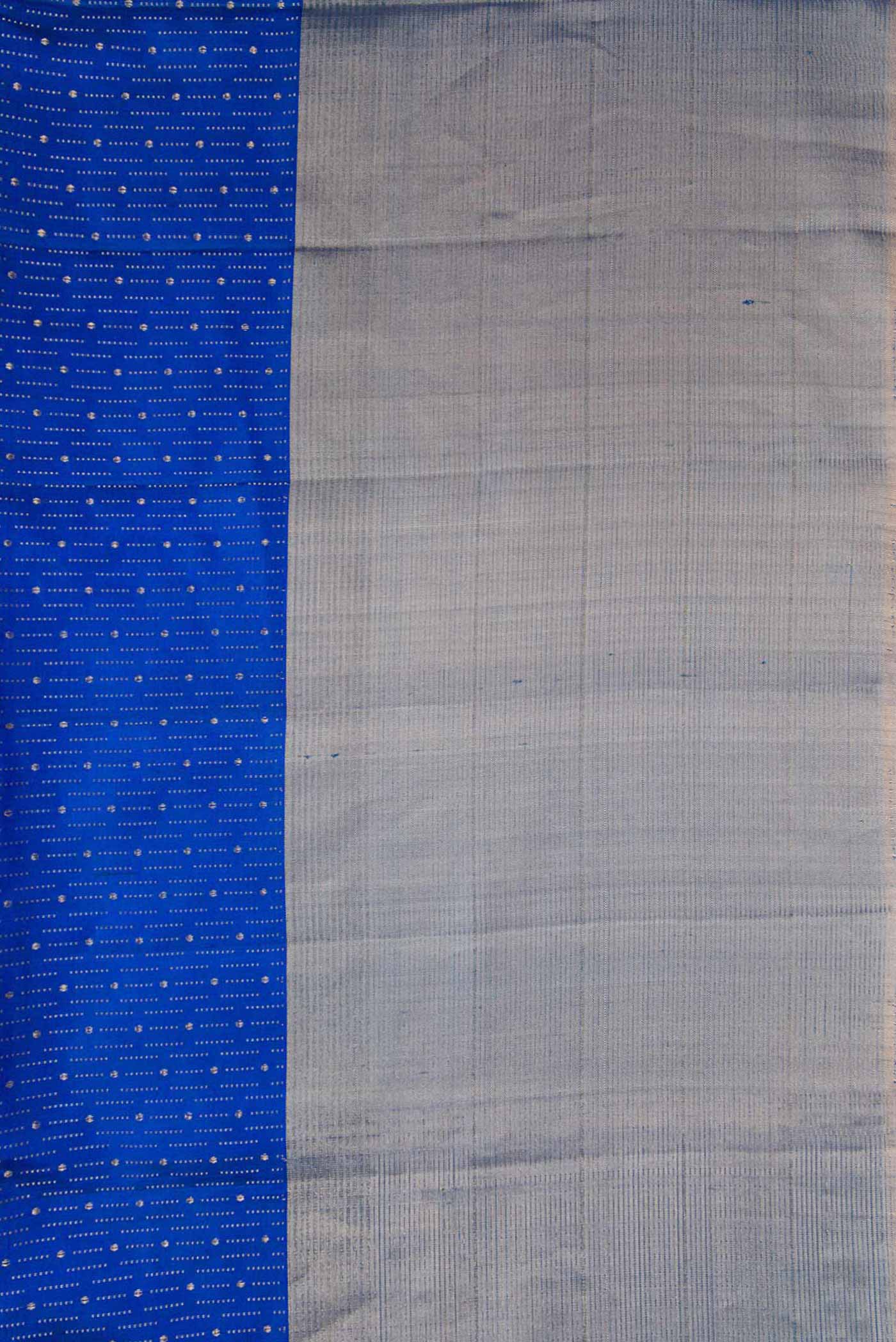 Royal Blue Soft Silk Saree - Image 3