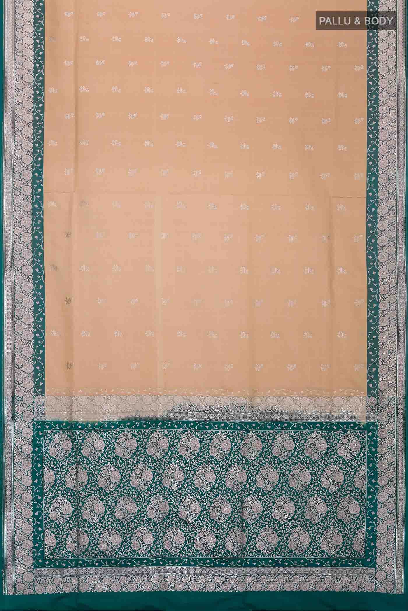 Sandal Banarasi Silk Saree - Image 2
