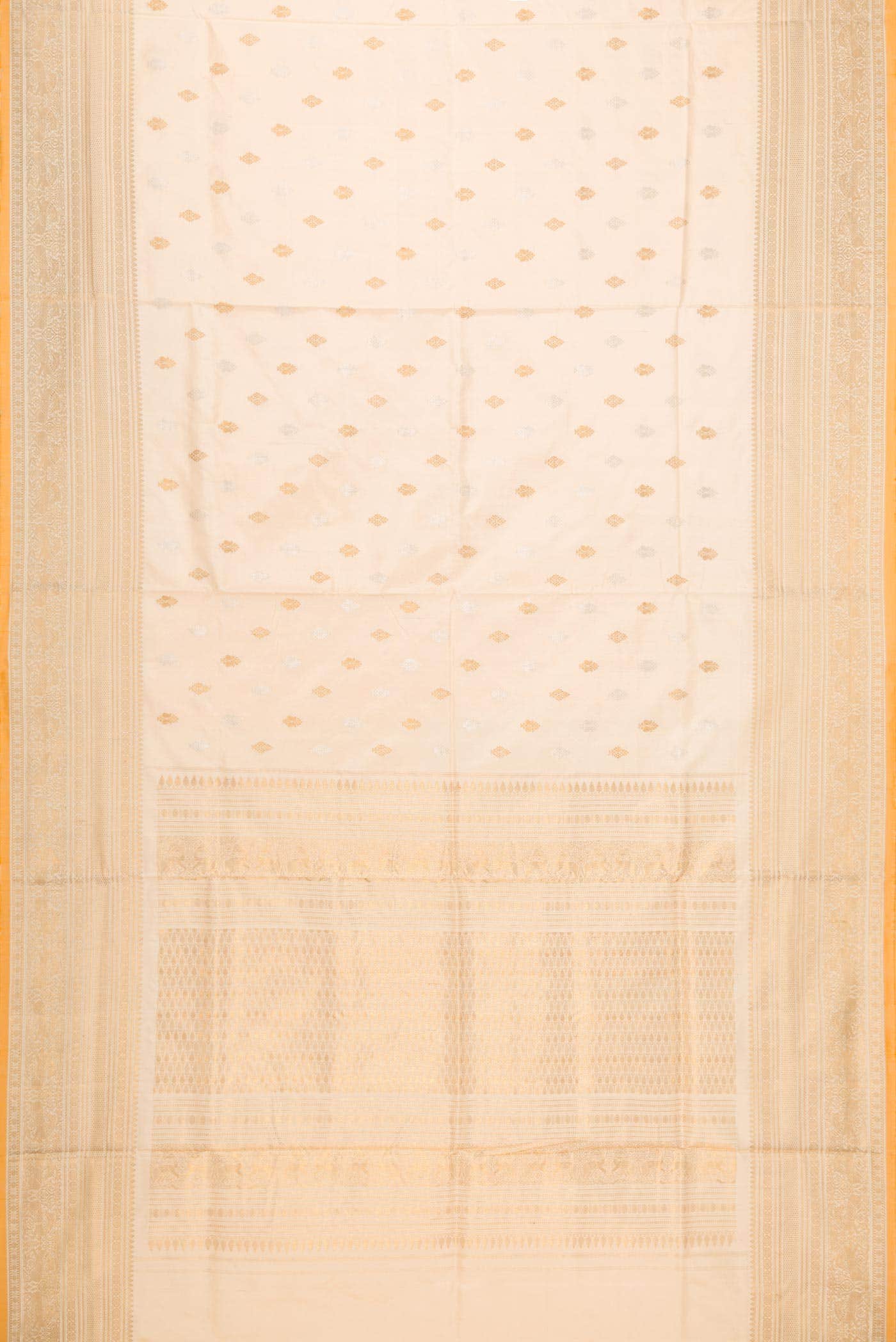 Sandal Double Ikat Saree - Image 10