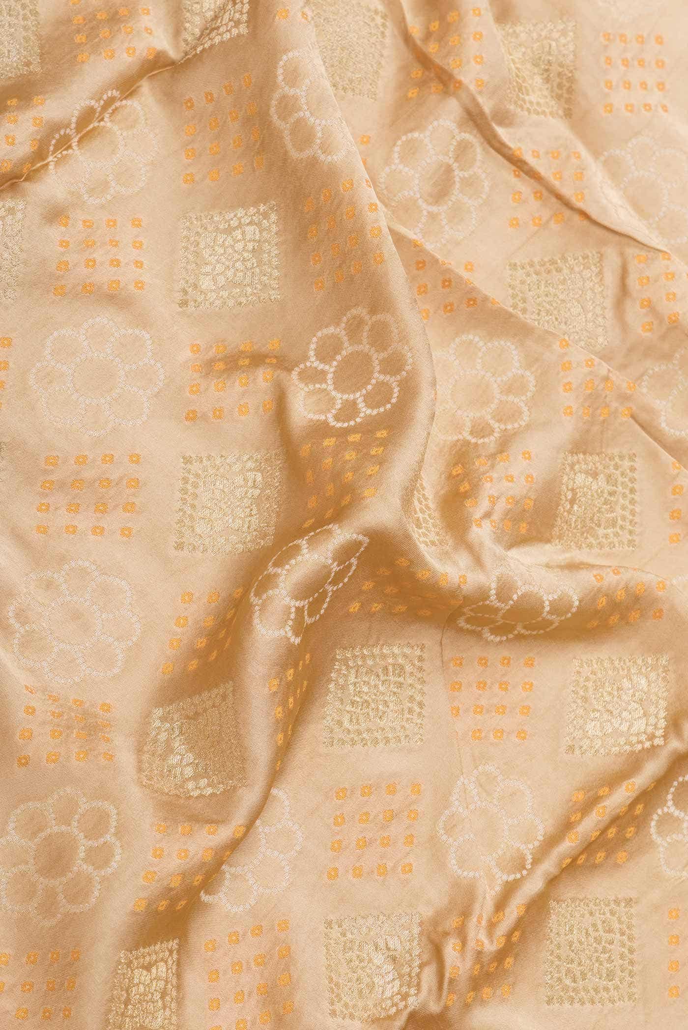 Sandal Dual Tone Blended Banarasi Silk Saree - Image 2