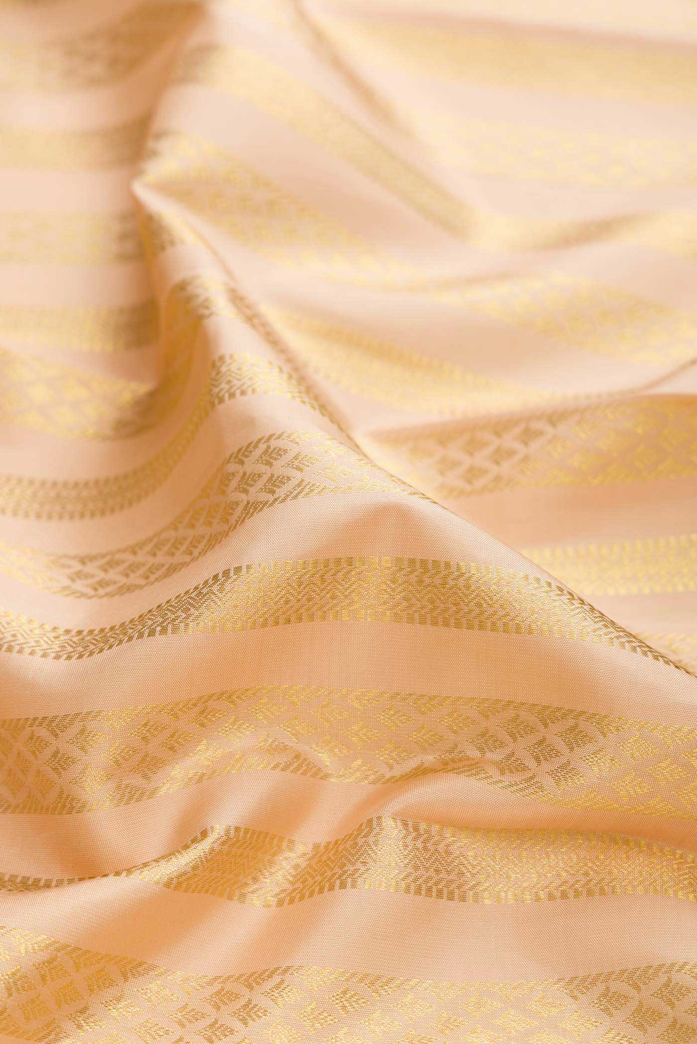 Sandal Dual Tone Kanchipuram Saree - Image 2