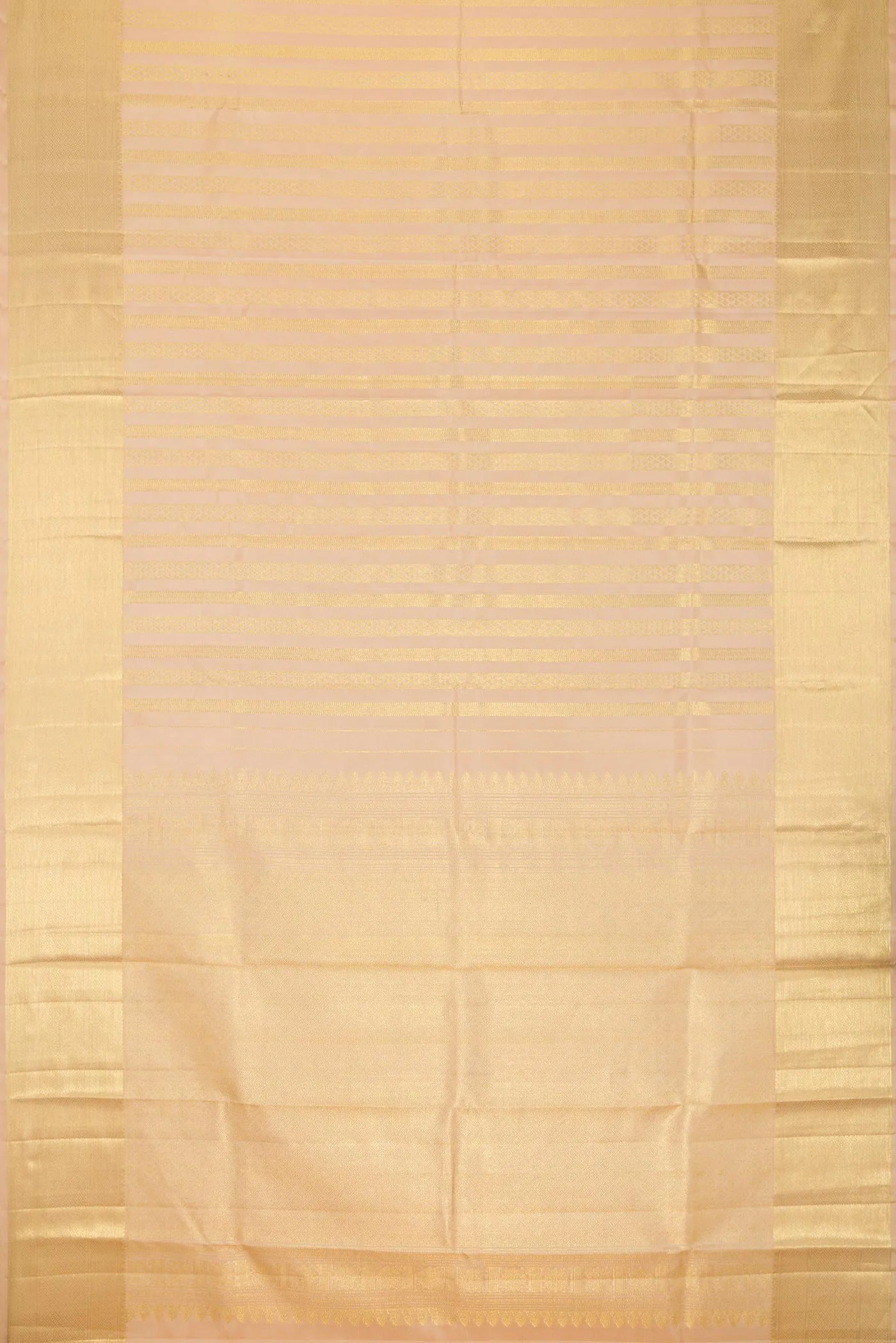 Sandal Dual Tone Kanchipuram Saree - Image 6