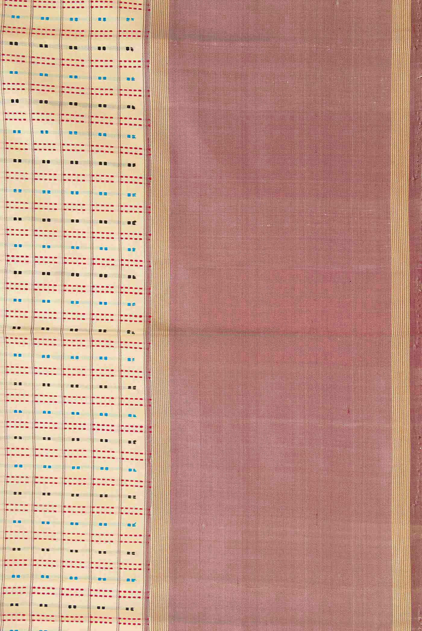 Sandal Kanchipuram Silk Saree - Image 3