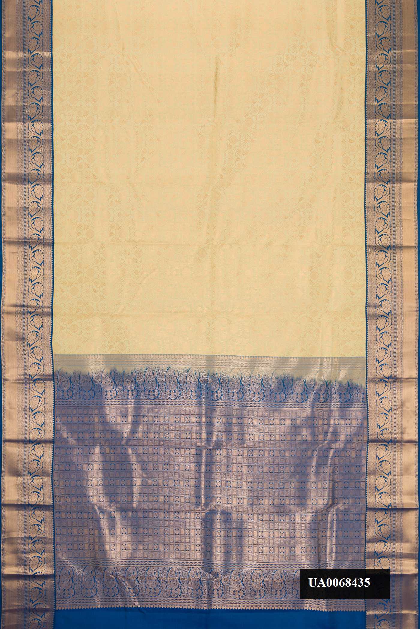 Sandal Dual Tone Kanchipuram Silk Saree
