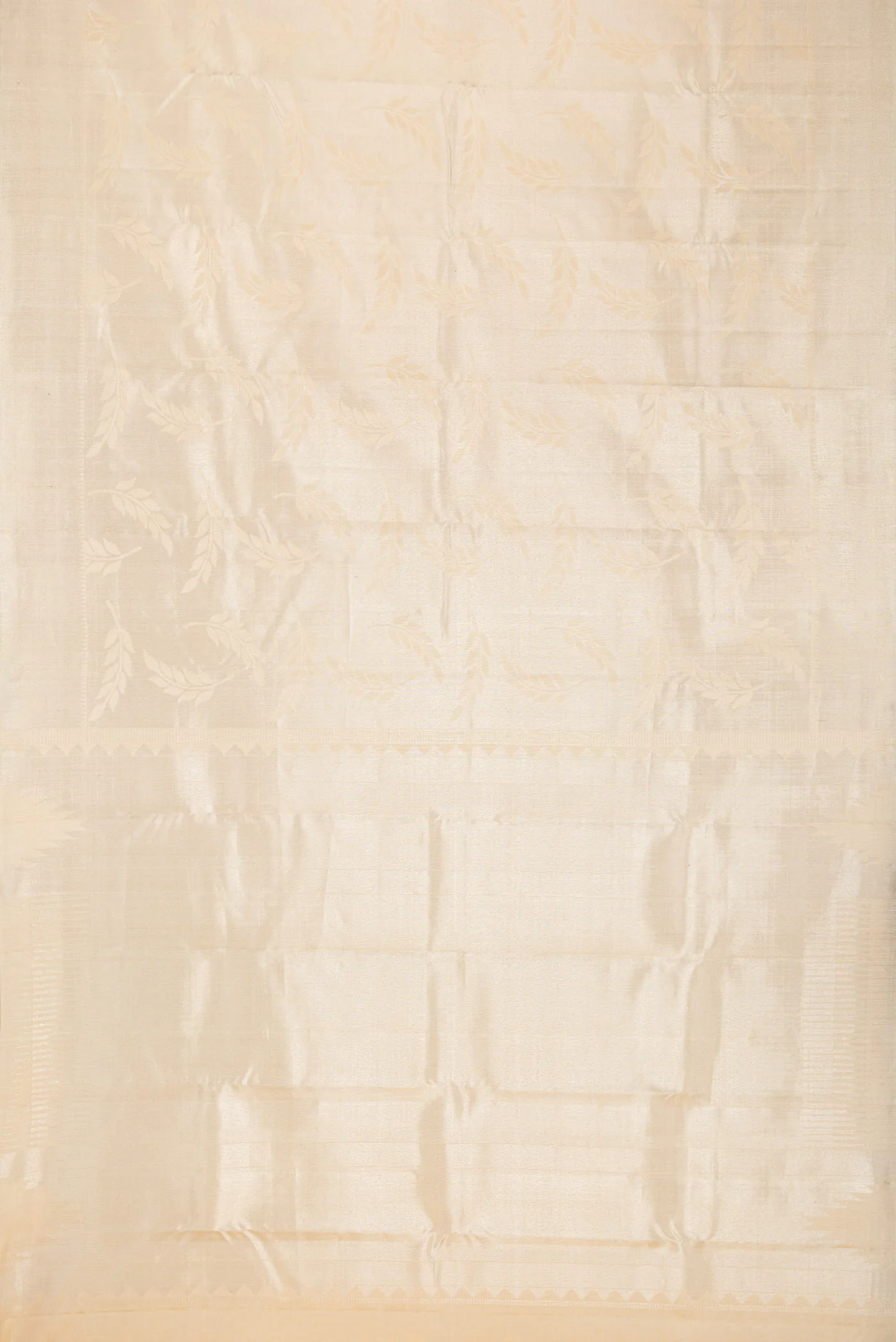 Sandal Dual Tone Kanchipuram Silk Saree - Image 6