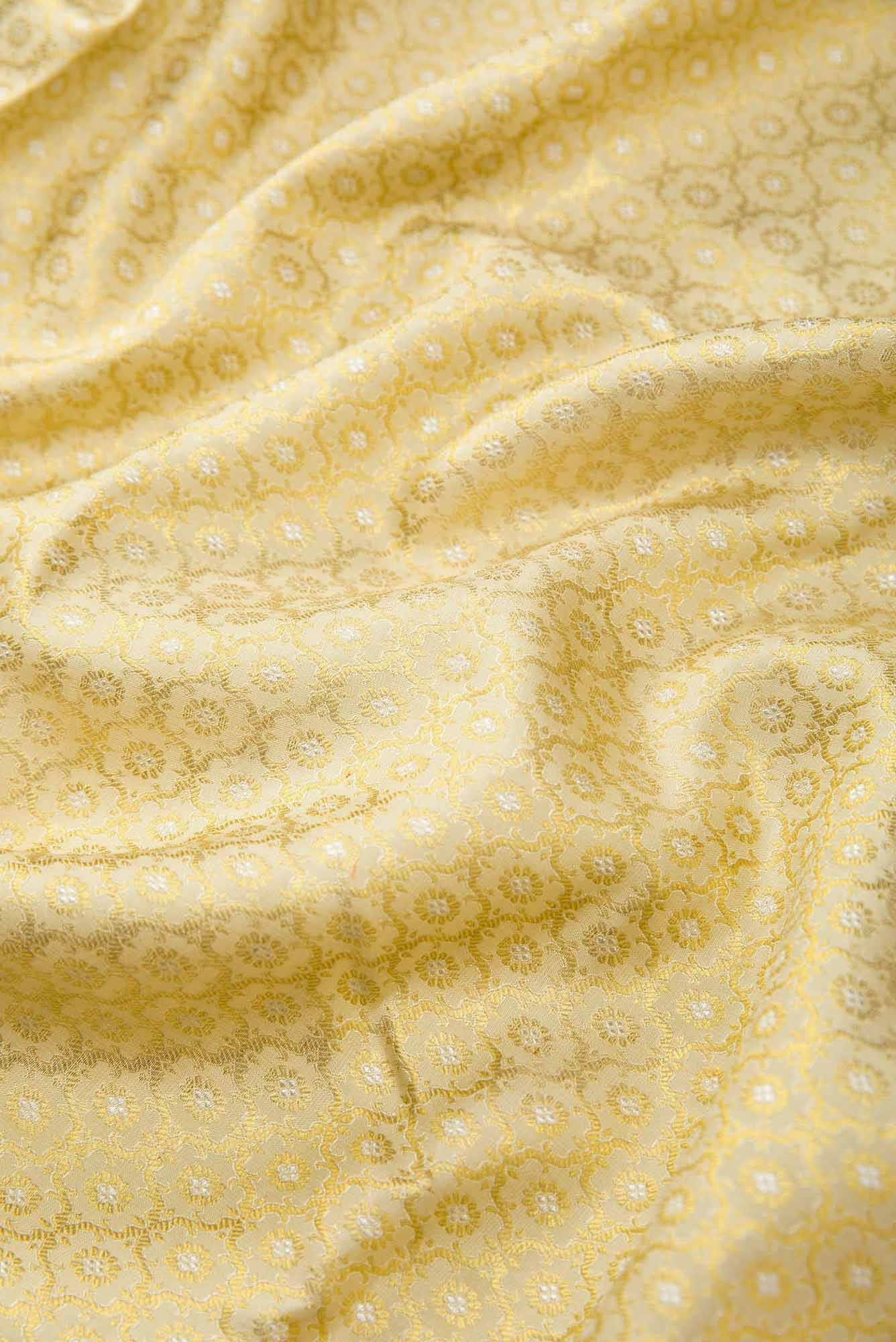 Pure Silk Pure Zari Sandal Dual Tone Kanjivaram Saree - Image 3