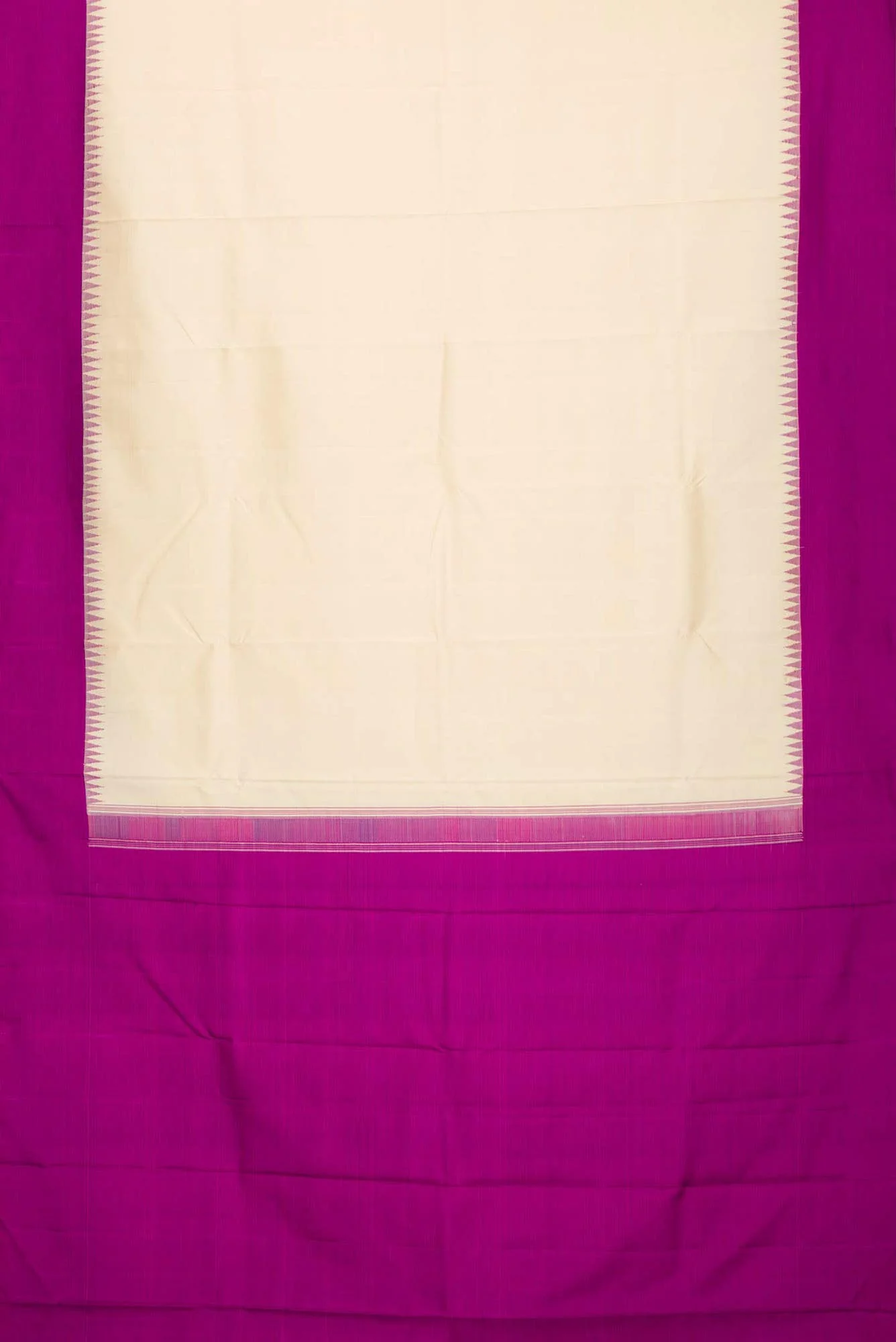 Sandal Dual Tone Kanjivaram Silk Saree - Image 4