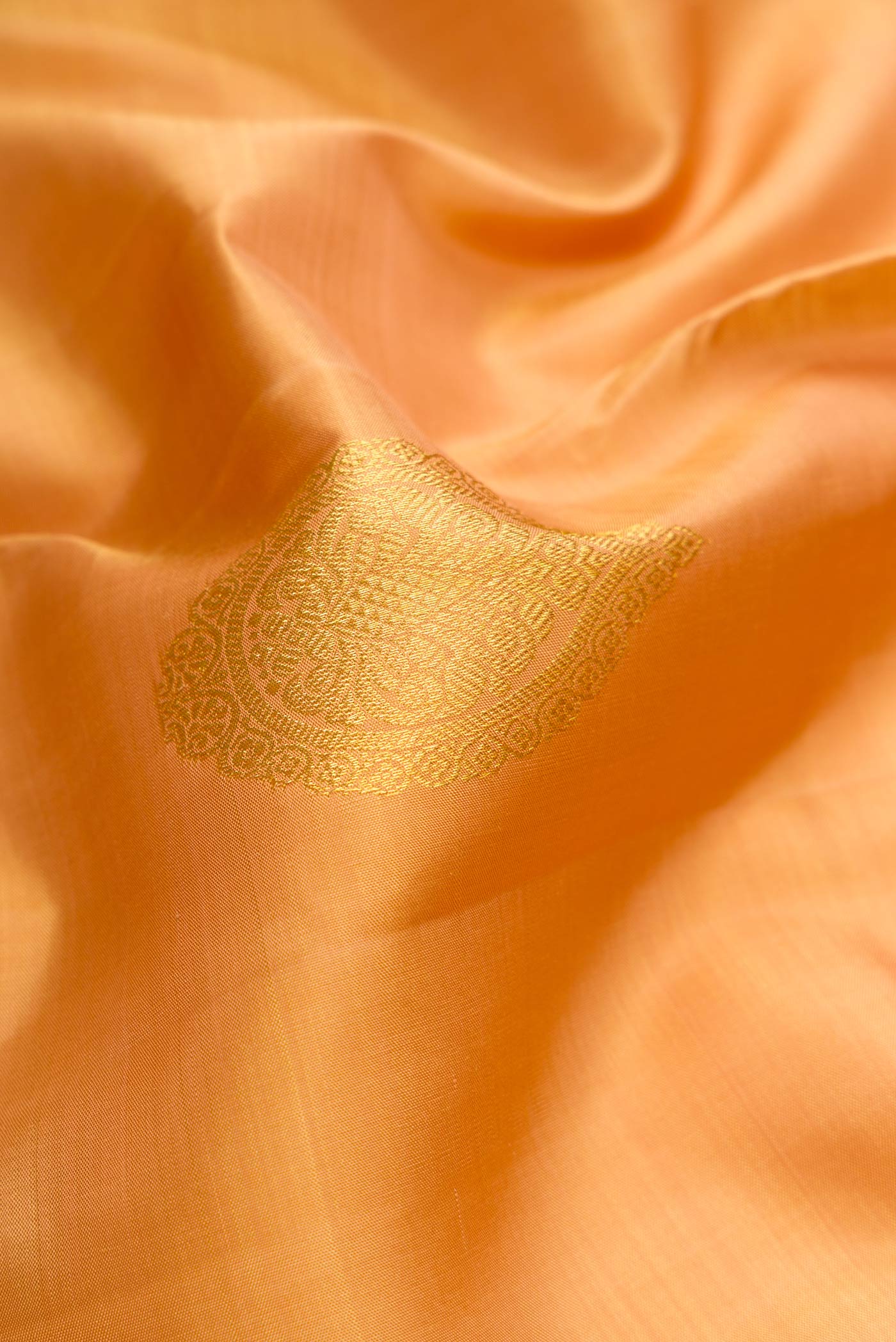 Sandal Kanjivaram Silk Saree - Image 2
