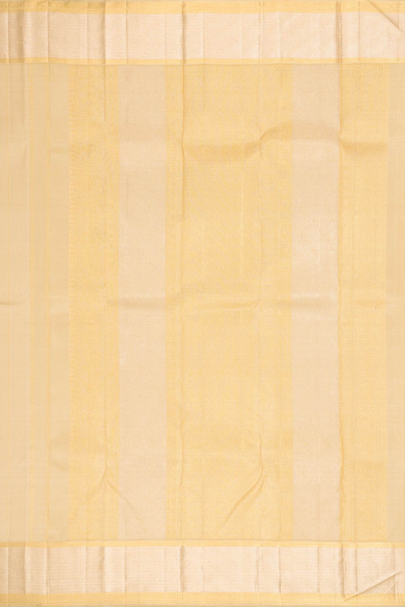 Sandal Dual Tone Kanjivaram Silk Saree - Image 7