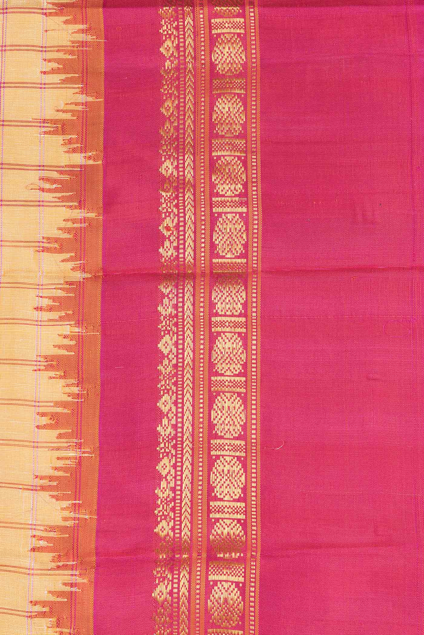 Sandal Gadwal Silk Saree - Image 3
