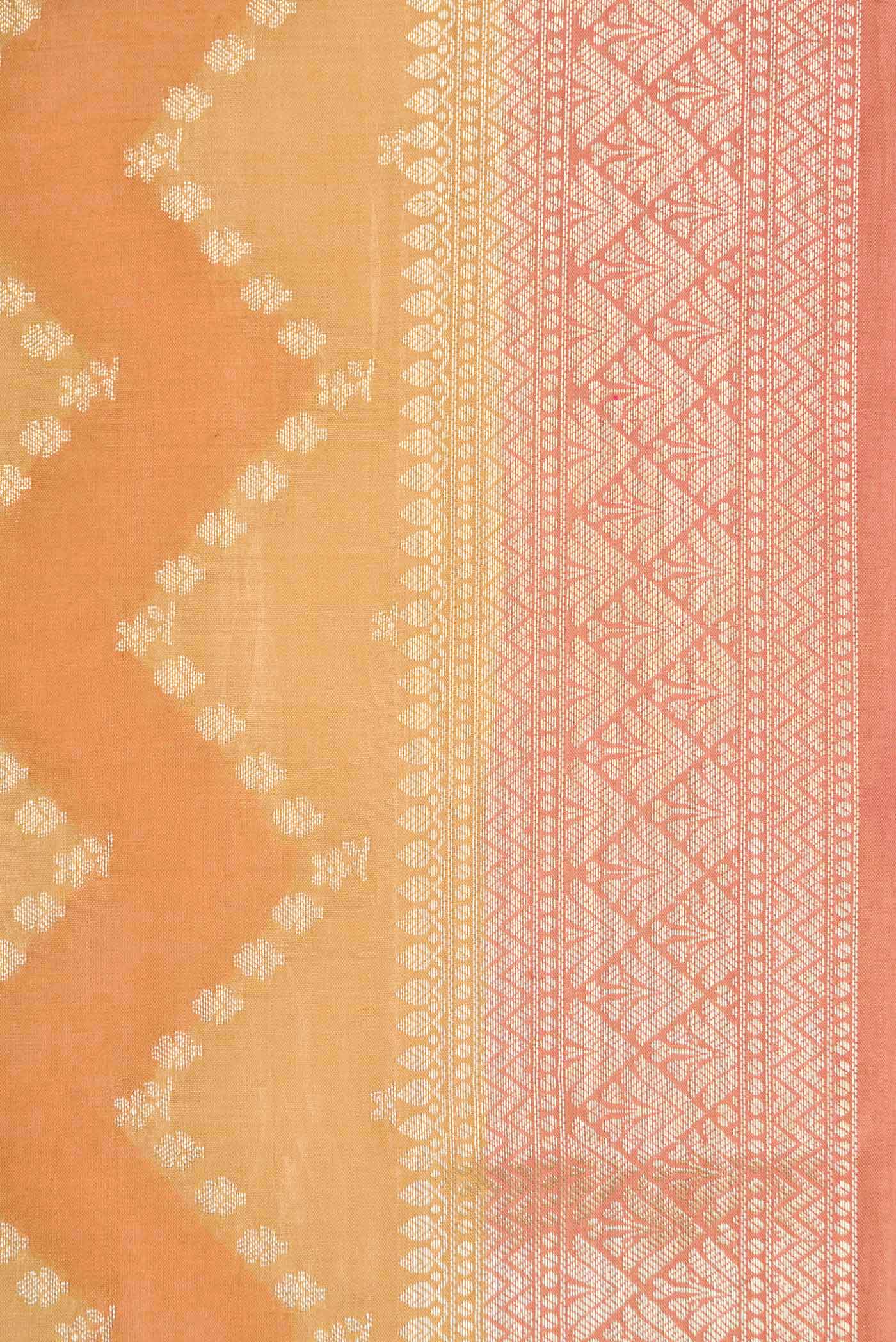 Sandal Dual Tone Tussar Silk Saree - Image 3