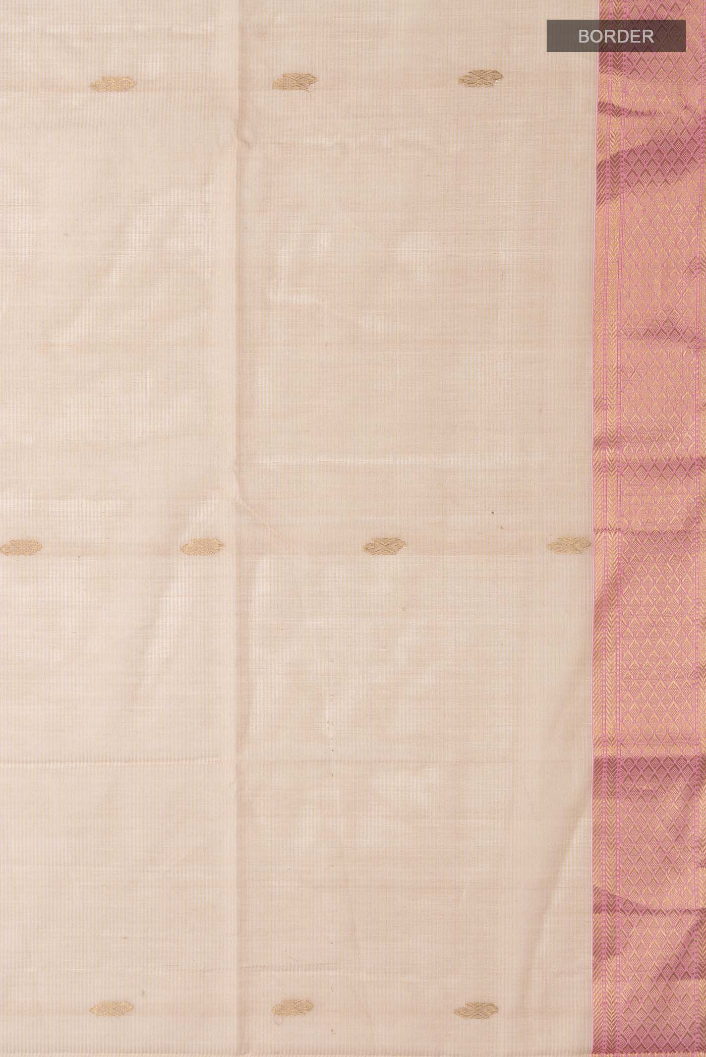 Sandal Maheshwari Silk Cotton Saree - Image 3