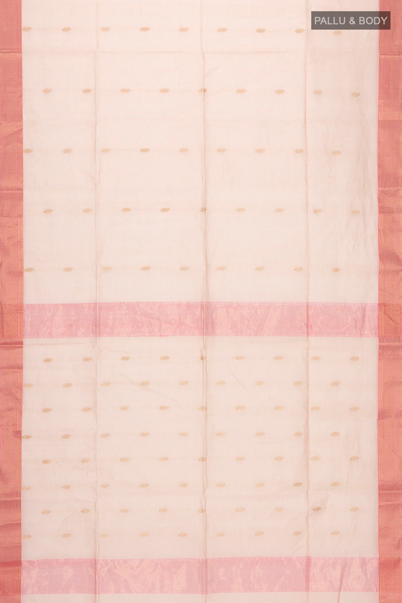 Sandal Maheshwari Silk Cotton Saree - Image 5