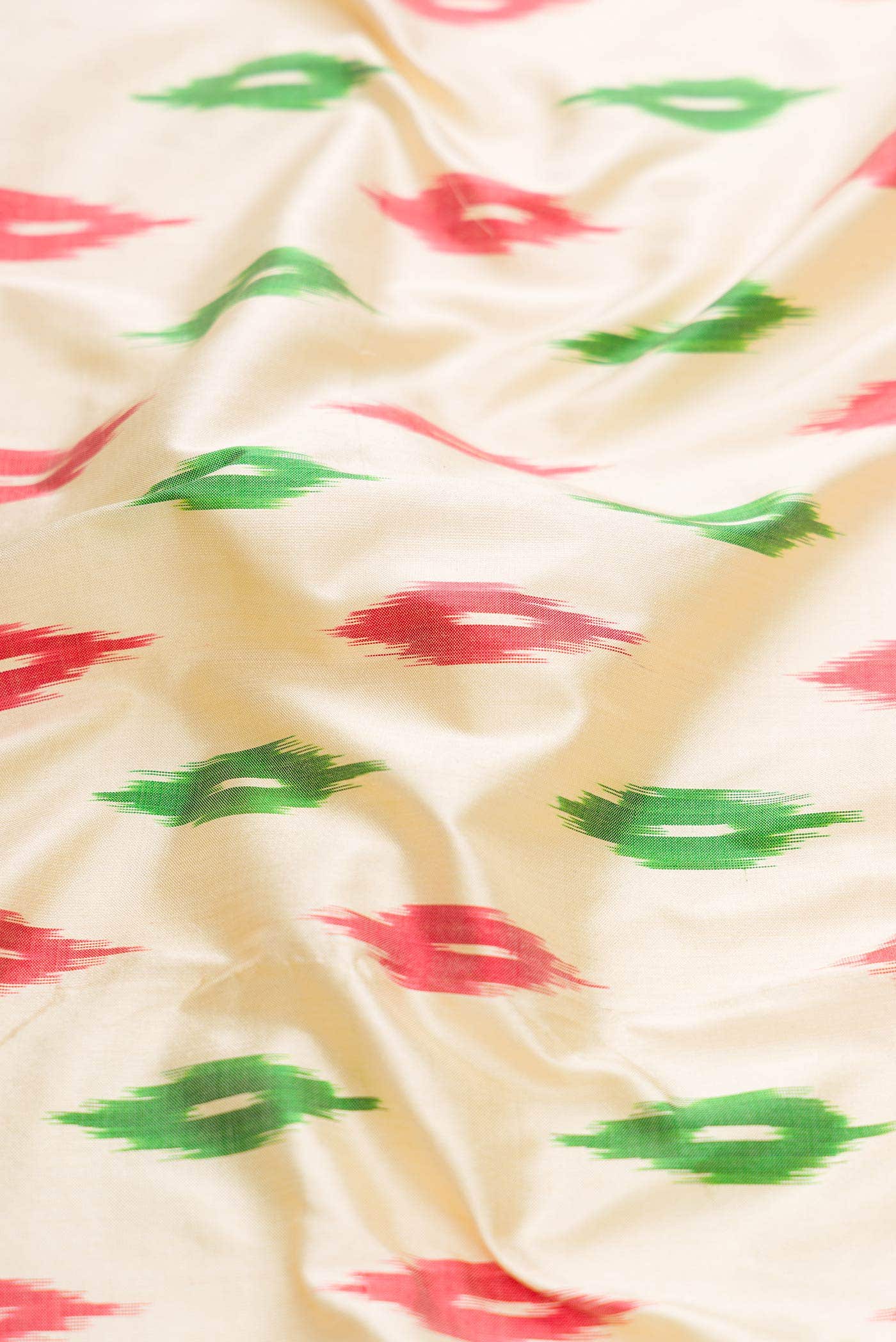 Sandal Pochampally Silk Saree - Image 2
