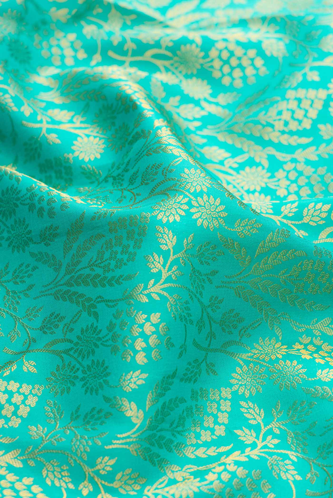 Blue Kanchipuram Silk Saree - Image 2